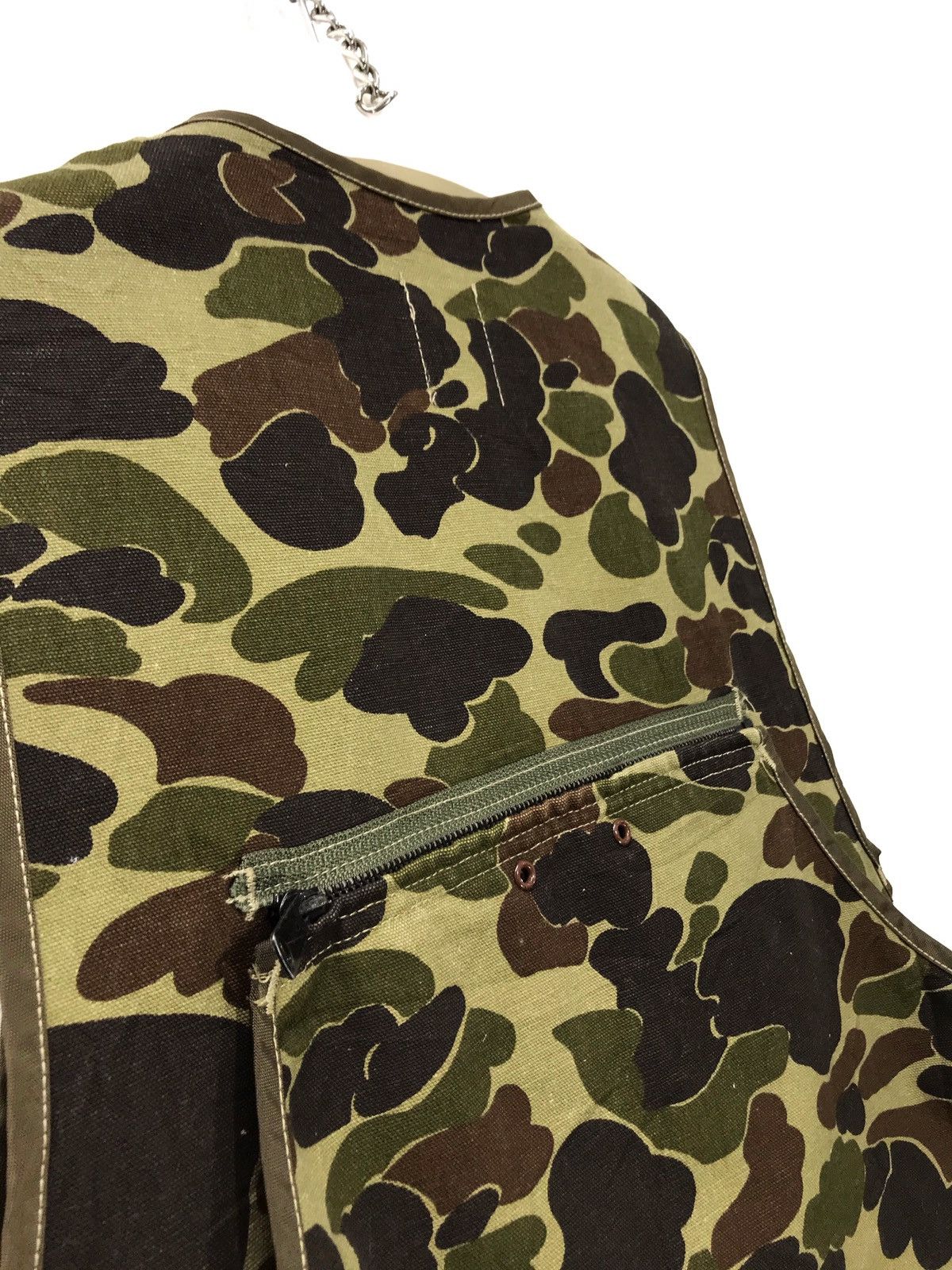 Carhartt 🛠Rare Vtg Carhatt Cotton Duck First Camo Military Vest 1🟩 Size US M / EU 48-50 / 2 - 4 Thumbnail