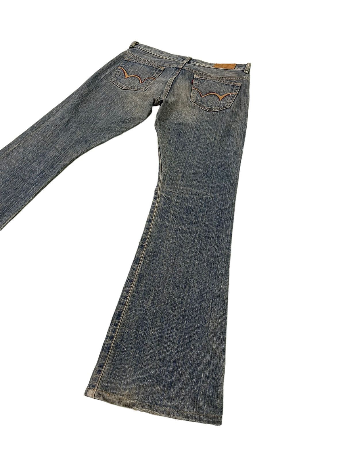 Edwin Flare Jeans Edwin Japan Distress Denim Boot Cut 5🟦2 Size US 30 / EU 46 - 14 Thumbnail