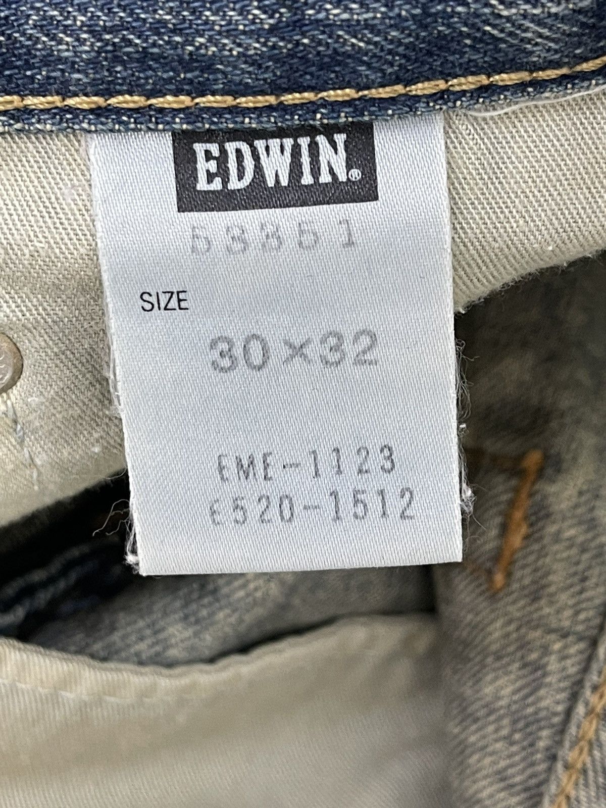 Edwin Flare Jeans Edwin Japan Distress Denim Boot Cut 5🟦2 Size US 30 / EU 46 - 21 Thumbnail