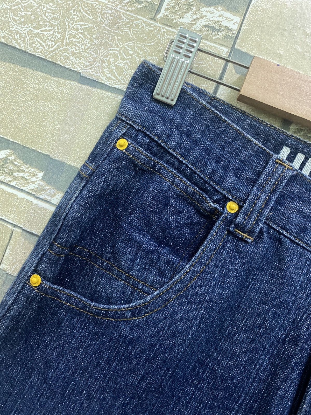Japanese Brand UPSMILE X RHP Smiley Pocket Hysteric Glamour Style Denim Size US 26 / EU 42 - 10 Thumbnail
