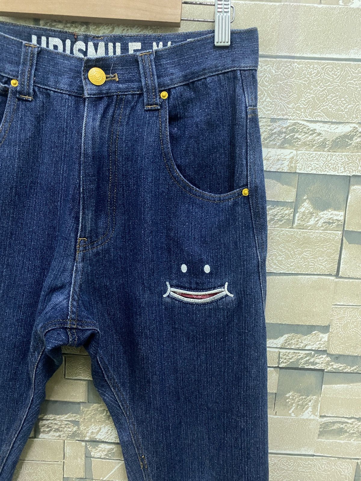Japanese Brand UPSMILE X RHP Smiley Pocket Hysteric Glamour Style Denim Size US 26 / EU 42 - 5 Thumbnail