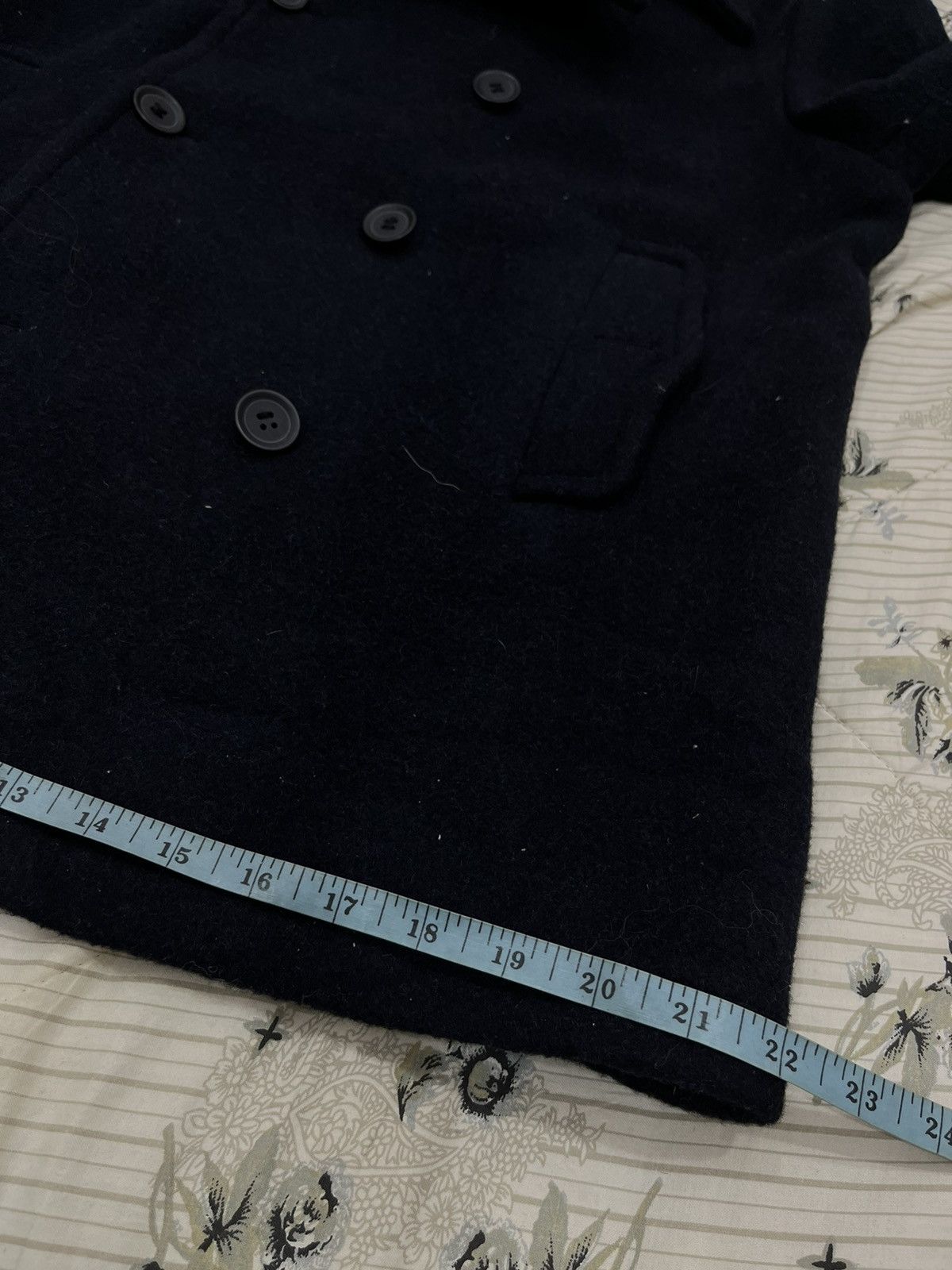 Kansai Yamamoto Y. KANSAI JEANS JAPANESE HYPEBEAST PEA COAT JACKET Size US M / EU 48-50 / 2 - 10 Thumbnail