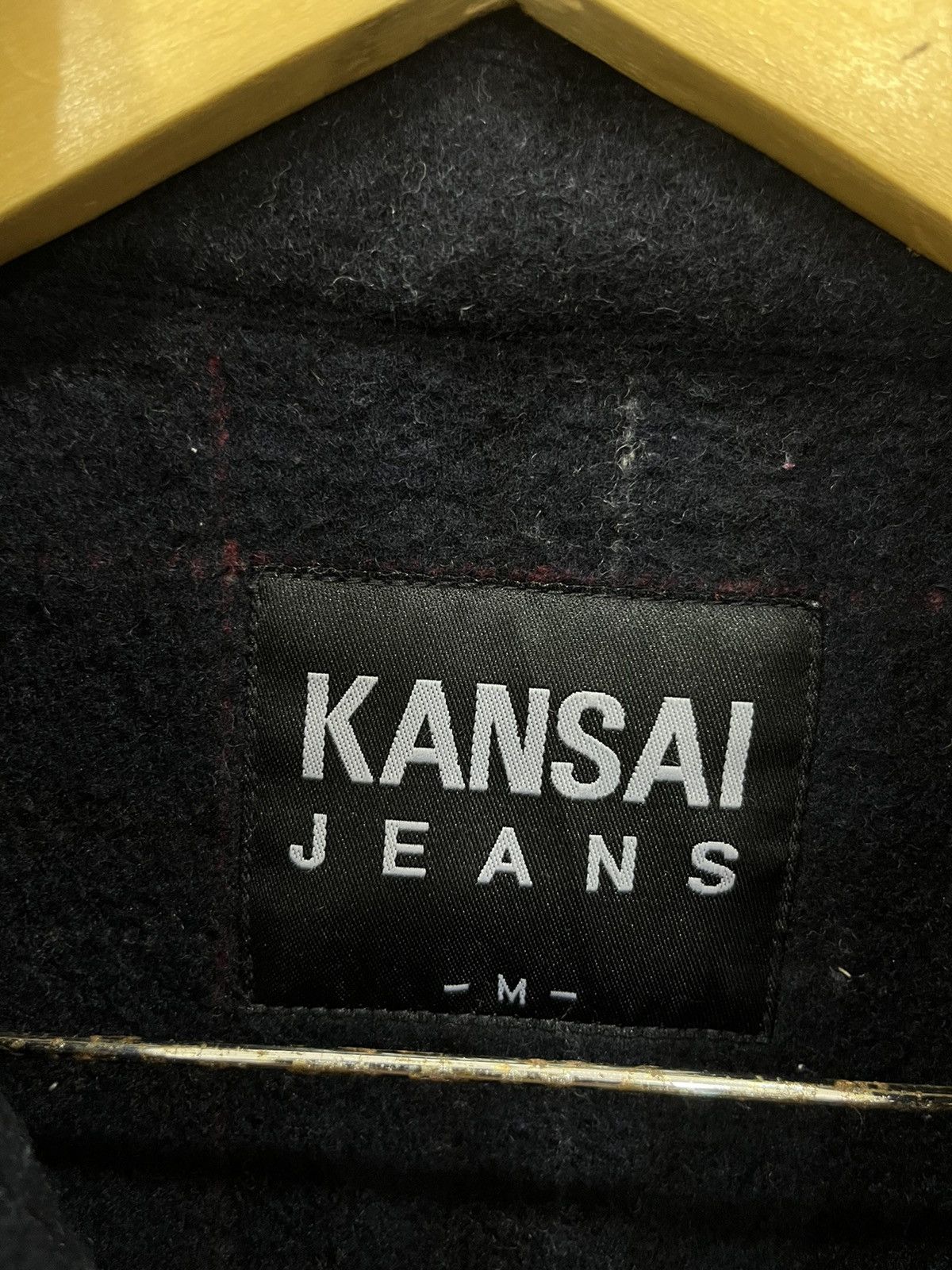 Kansai Yamamoto Y. KANSAI JEANS JAPANESE HYPEBEAST PEA COAT JACKET Size US M / EU 48-50 / 2 - 6 Thumbnail