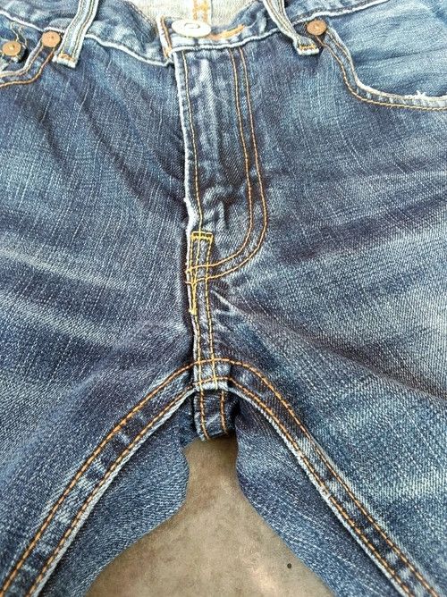 Levi's Vintage Levi's Jeans 502 Straight Leg Distressed Denim 28x29 Size US 28 / EU 44 - 6 Thumbnail