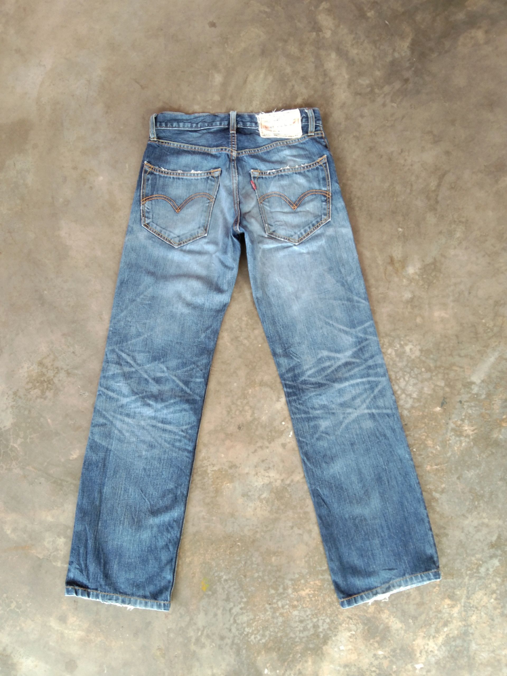 Levi's Vintage Levi's Jeans 502 Straight Leg Distressed Denim 28x29 Size US 28 / EU 44 - 2 Thumbnail