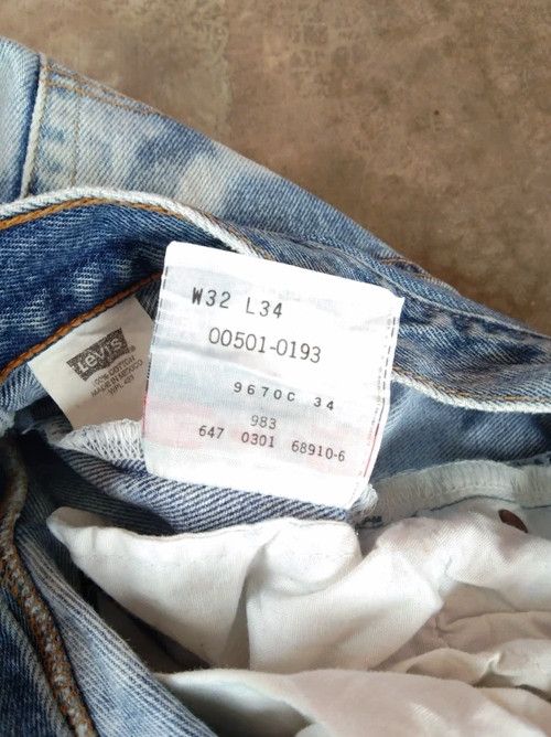 Levi's Vintage Levi's 501 Distressed Jeans 32x34 Size US 32 / EU 48 - 10 Thumbnail