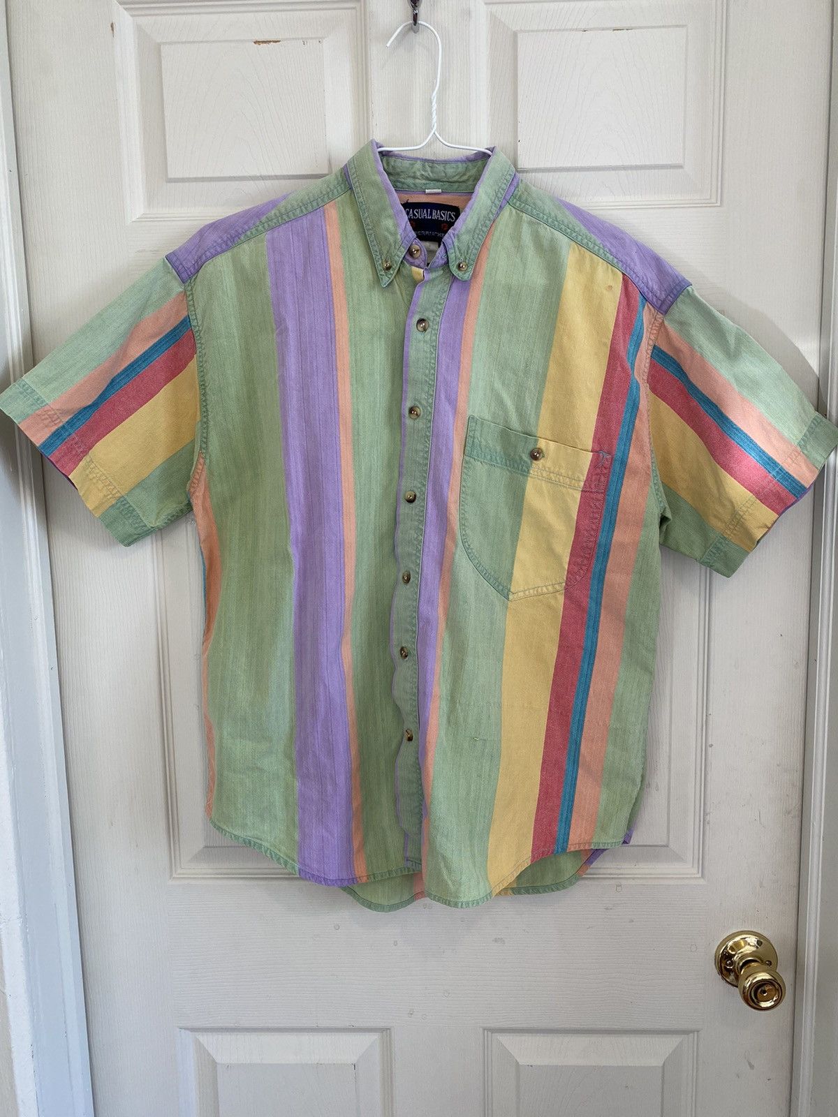 Vintage 90s Ralph Lauren Fun Shirt Inspired Button Up