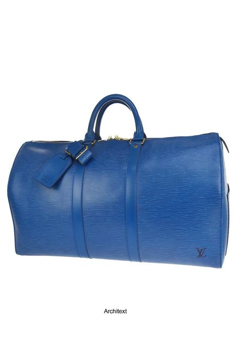 Louis Vuitton Keepall 45 Epi Duffle Bag