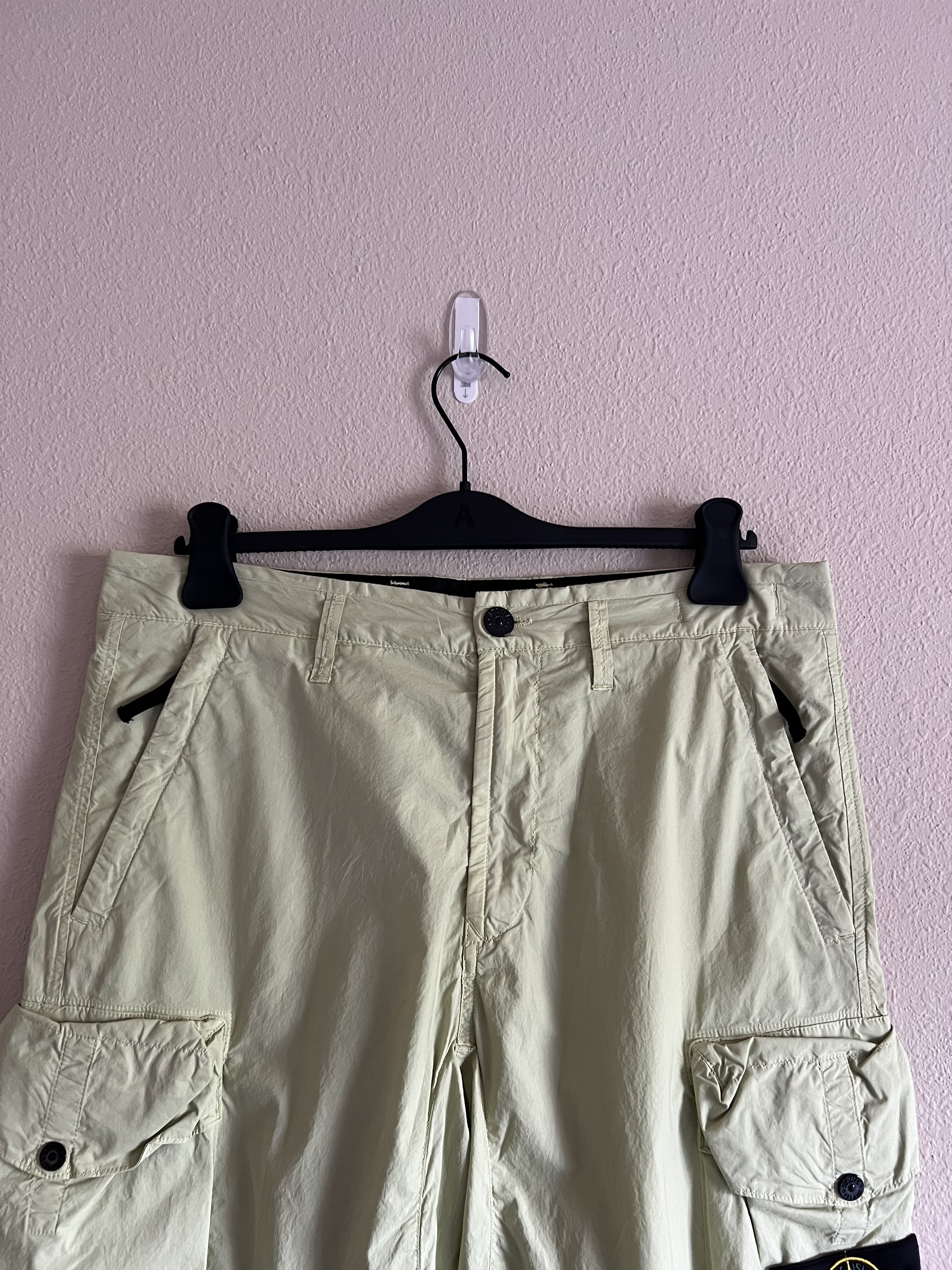 Stone Island Stone Island Tela Paracadute Bellows Cargo Pants in Mint Size US 32 / EU 48 - 2 Thumbnail