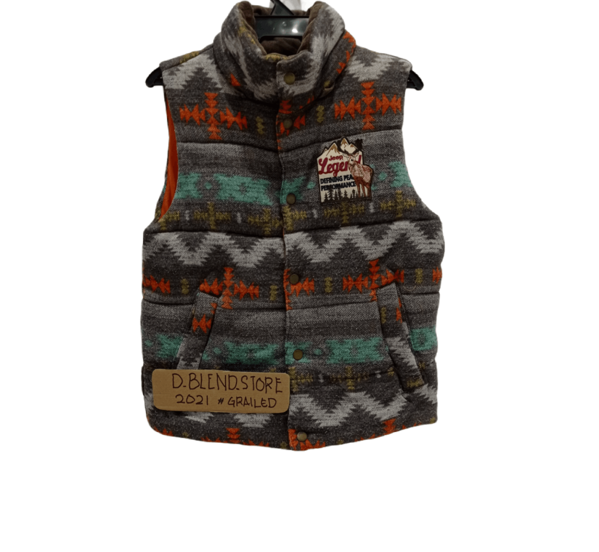 Jeep 🔥JEEP VEST PUFFER ABSTRACT DESIGN Size US M / EU 48-50 / 2 - 1 Thumbnail