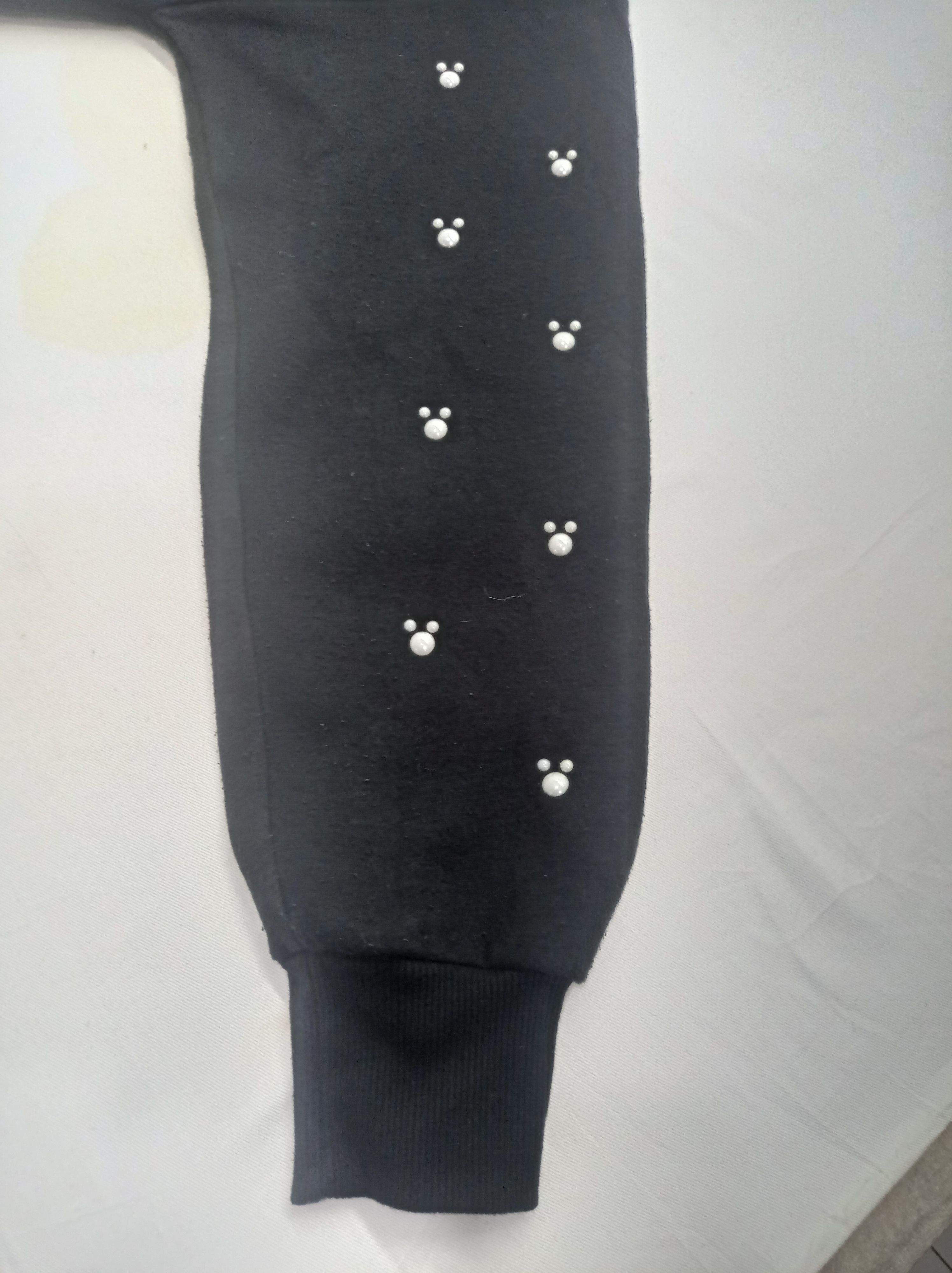 Bershka × Disney × Mickey Mouse Mickey Mouse Black Sweatshirt Size US M / EU 48-50 / 2 - 3 Thumbnail