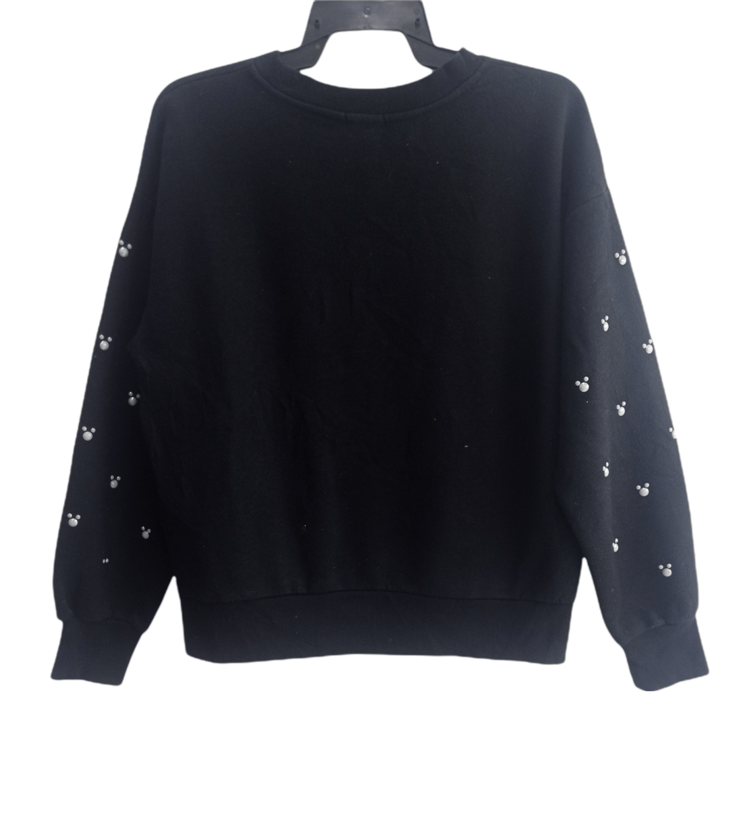 Bershka × Disney × Mickey Mouse Mickey Mouse Black Sweatshirt Size US M / EU 48-50 / 2 - 2 Thumbnail