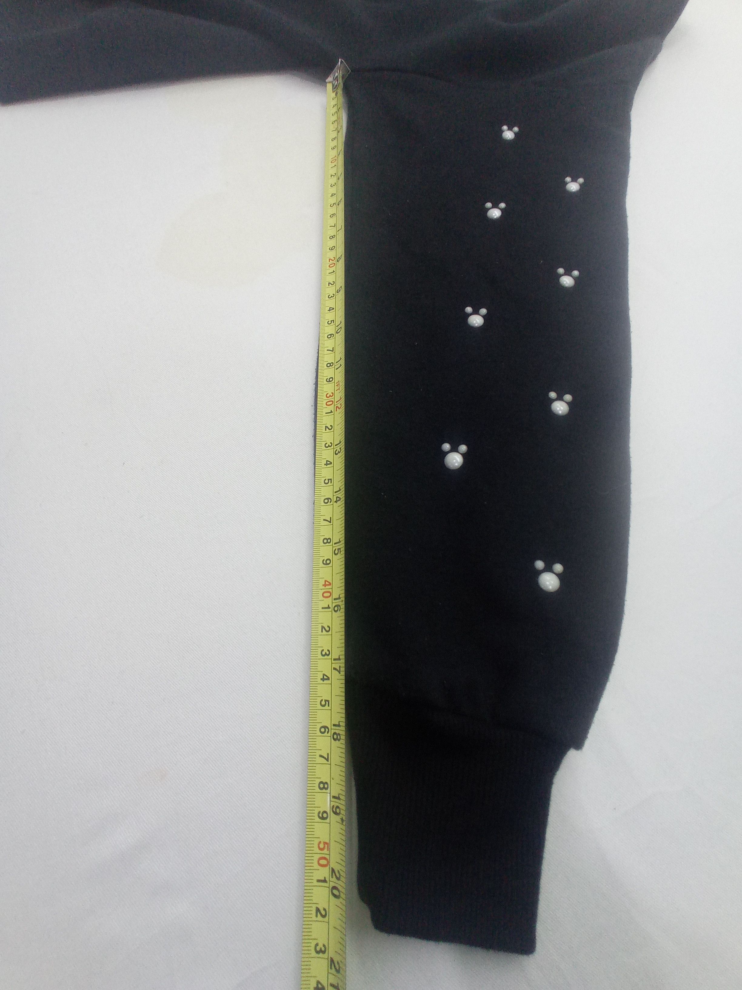 Bershka × Disney × Mickey Mouse Mickey Mouse Black Sweatshirt Size US M / EU 48-50 / 2 - 8 Thumbnail