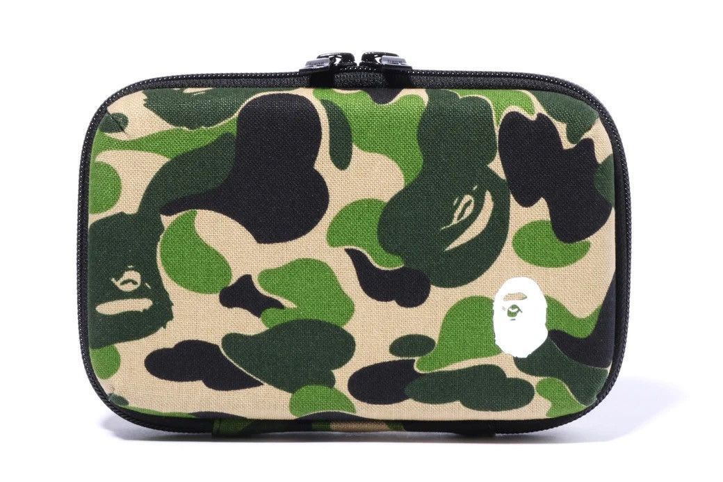 image of Bape Abc Camo Storage Pouch, Men's