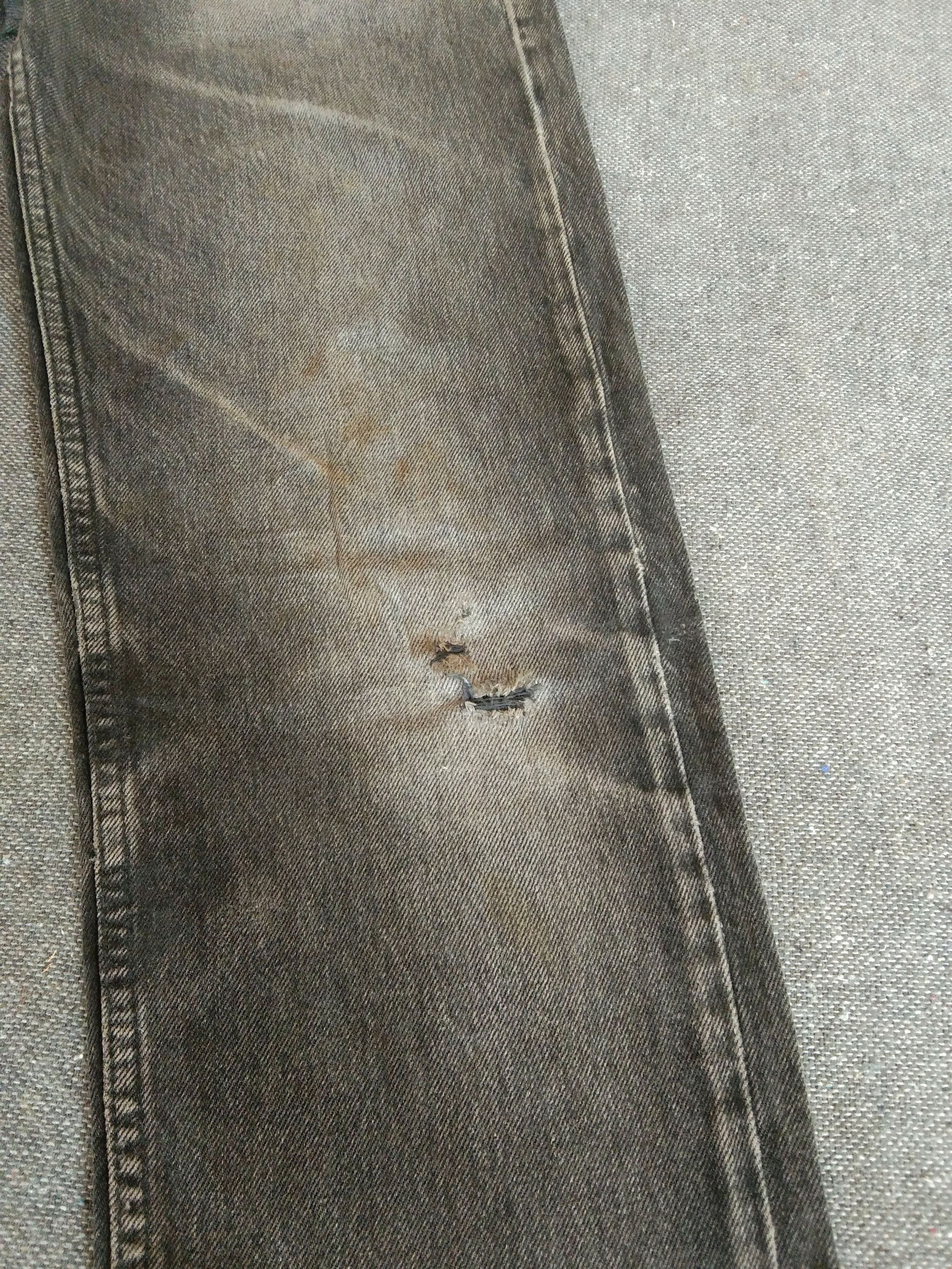 Levi's 90s Earth Tone Vintage Levi's 501 Distressed Jeans 30x30 Size US 30 / EU 46 - 6 Thumbnail