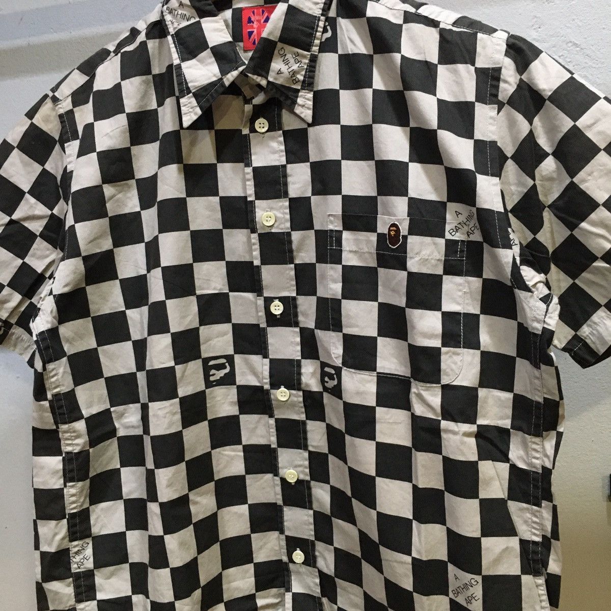Bape VINTAGE RARE‼️Bape Checked Pocket Shirt Button Ups Like New Size US S / EU 44-46 / 1 - 3 Thumbnail