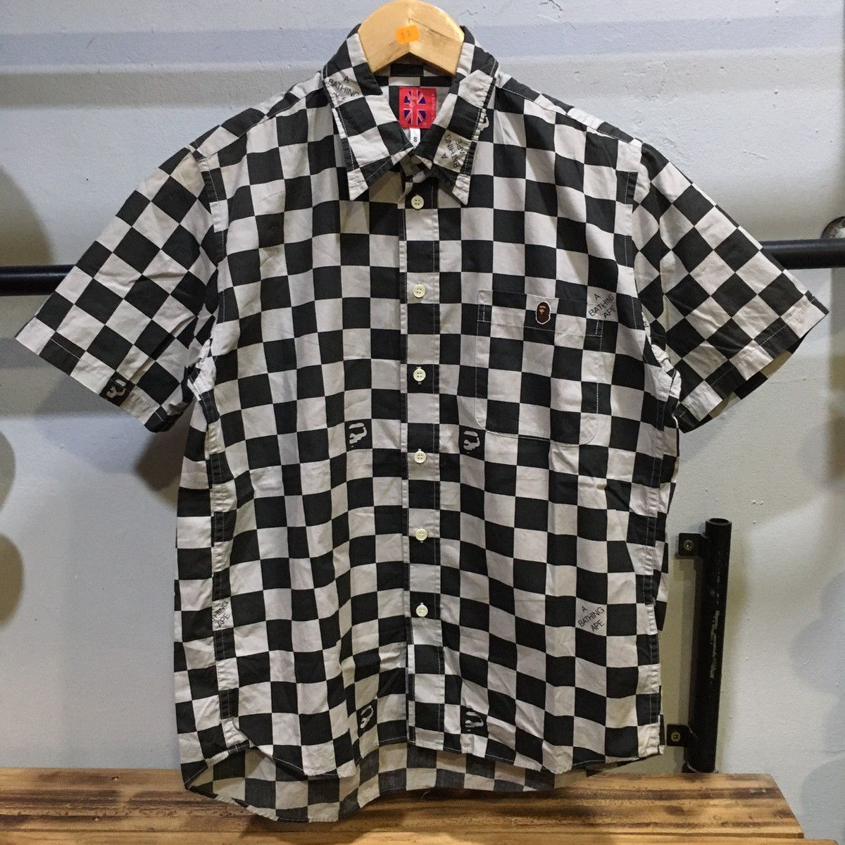 Bape VINTAGE RARE‼️Bape Checked Pocket Shirt Button Ups Like New Size US S / EU 44-46 / 1 - 1 Thumbnail