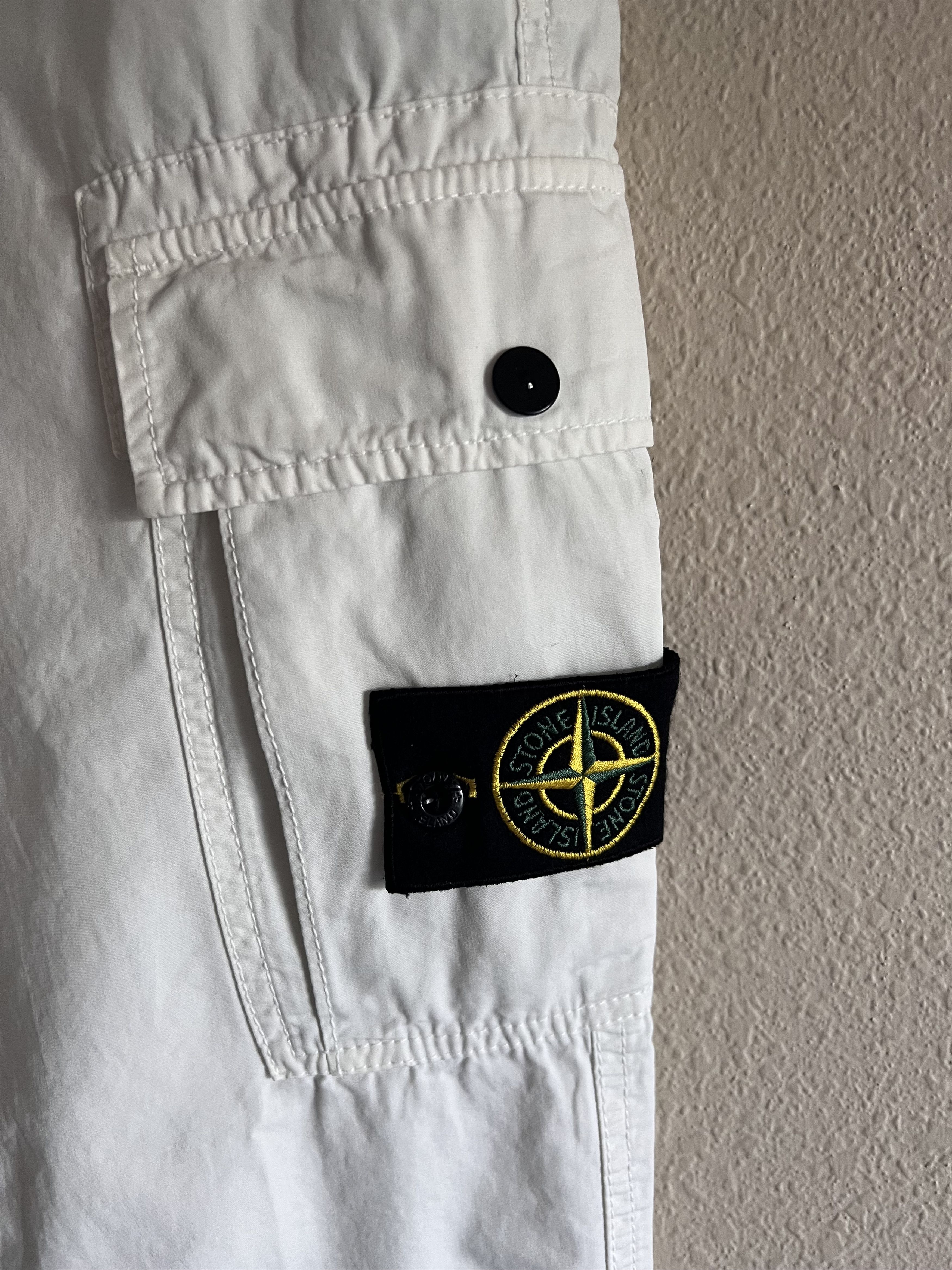 Stone Island Stone Island Dual Pocket Cargo Pants in White Size US 30 / EU 46 - 4 Thumbnail