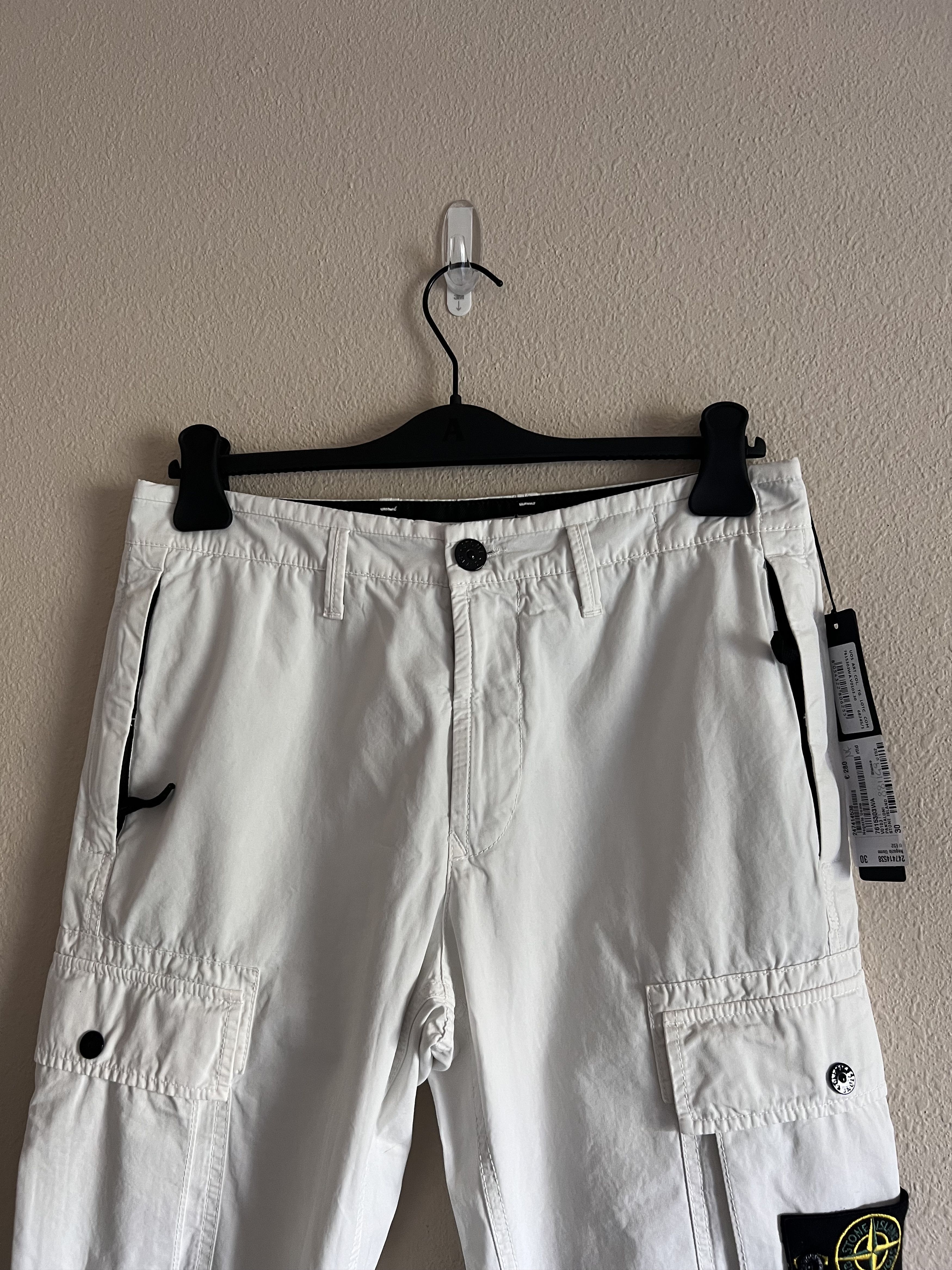 Stone Island Stone Island Dual Pocket Cargo Pants in White Size US 30 / EU 46 - 2 Thumbnail