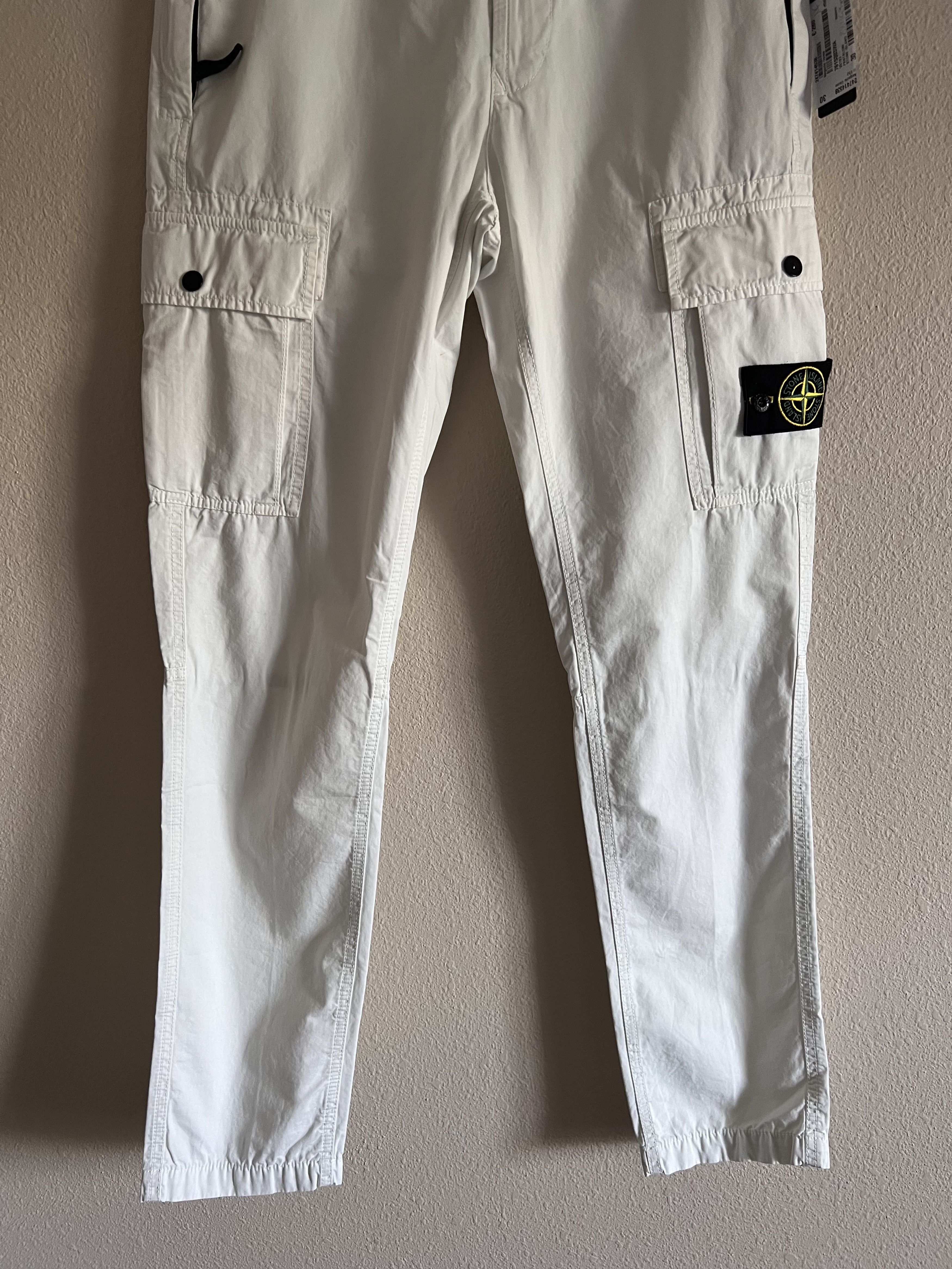 Stone Island Stone Island Dual Pocket Cargo Pants in White Size US 30 / EU 46 - 3 Thumbnail