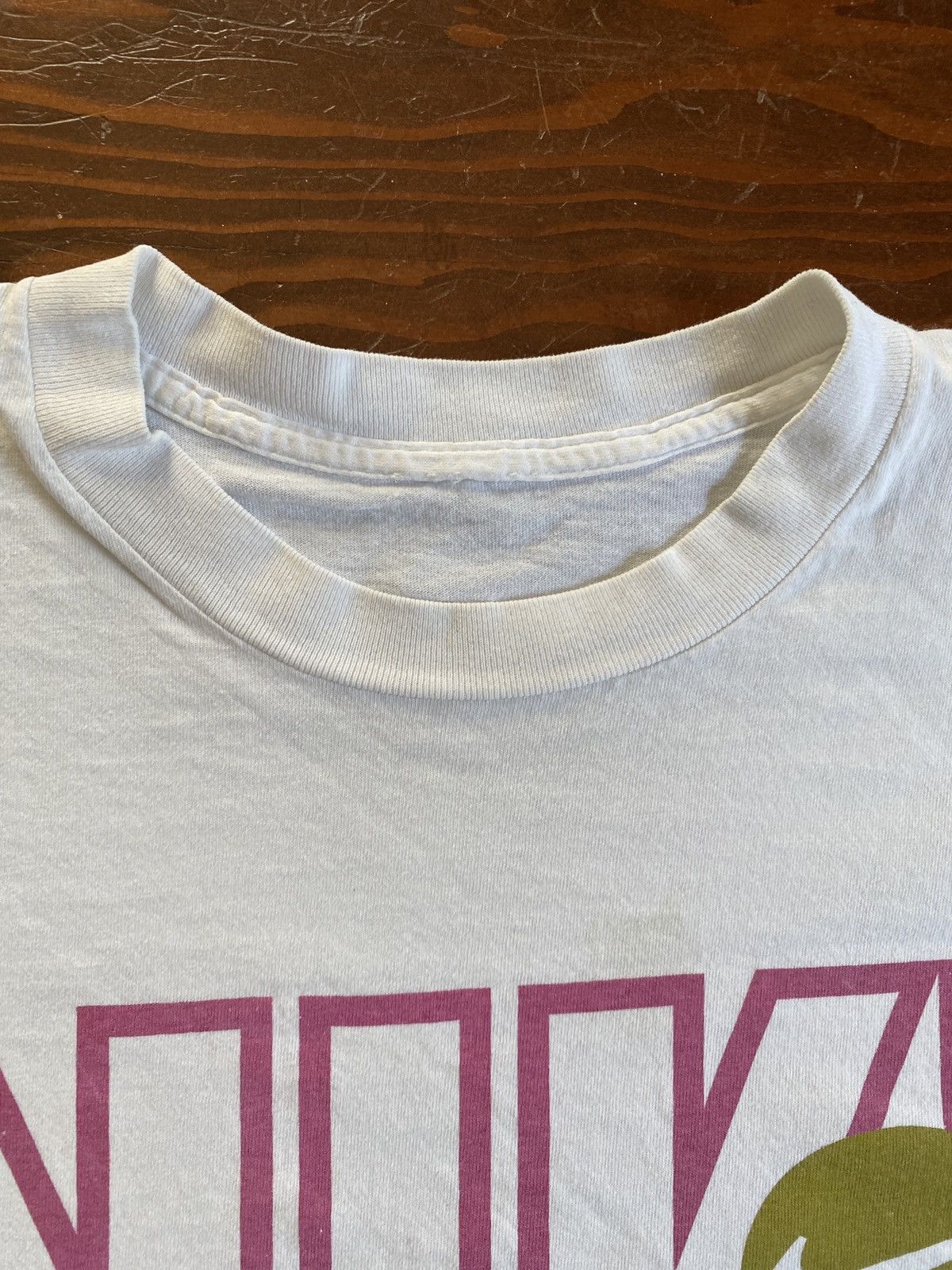 Vintage Vintage 90’s Bootleg? Nike Single Stitch Distressed Tee Size US L / EU 52-54 / 3 - 8 Thumbnail
