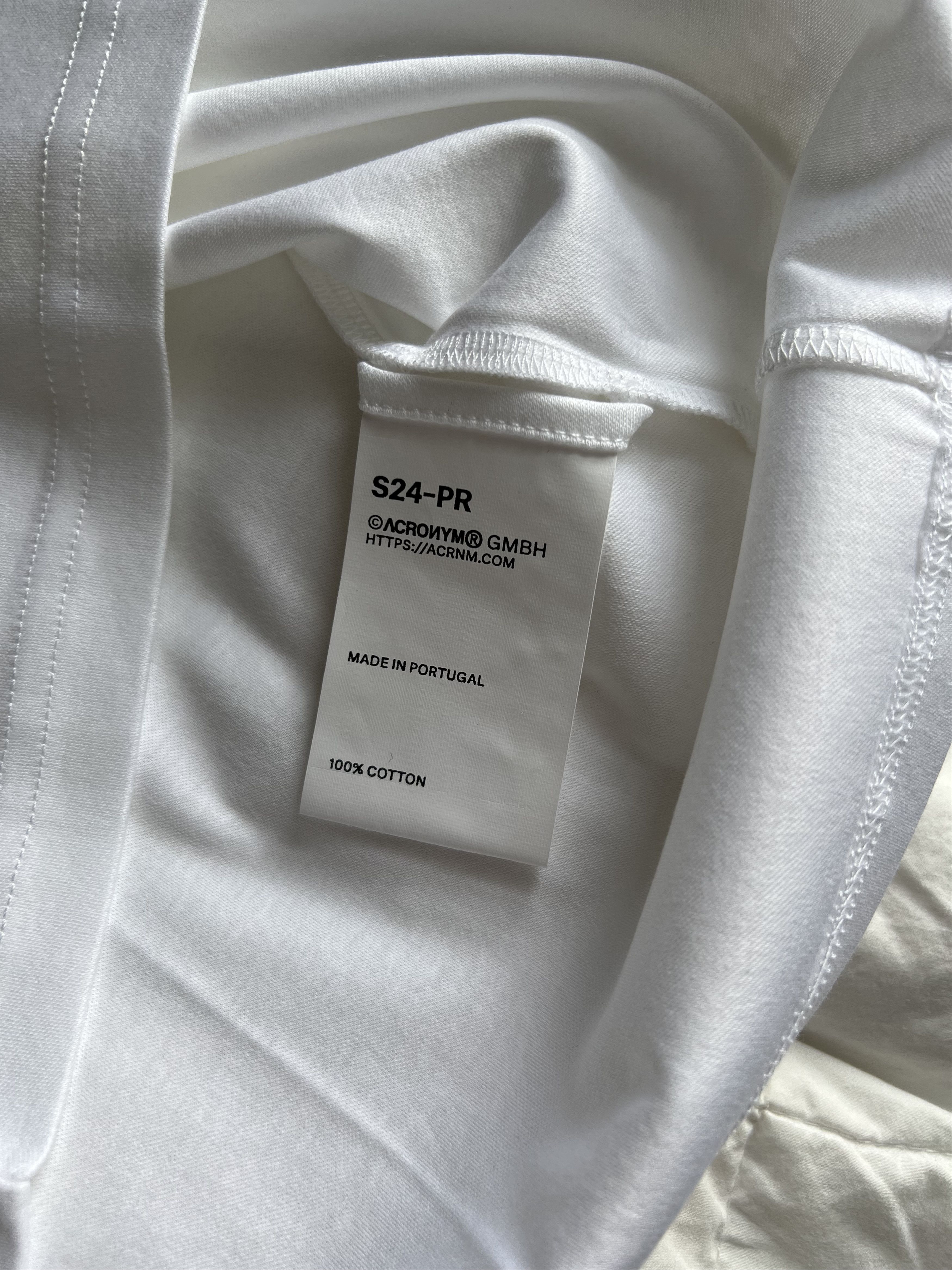 Acronym Acronym S24-PR-B Tee in White Size US L / EU 52-54 / 3 - 6 Thumbnail