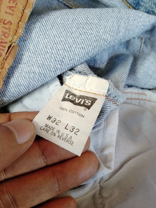 Levi's 90s Vintage Levi's 501 Made In USA Distressed Jeans 31x32 Size US 31 - 12 Thumbnail