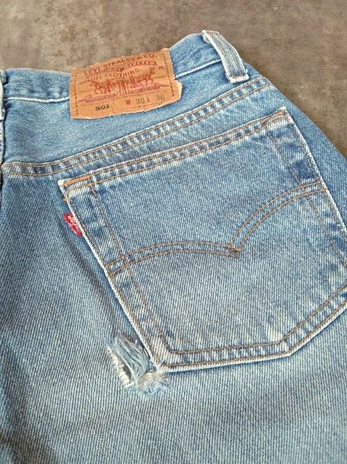 Levi's 90s Vintage Levi's 501 Made In USA Blue Washed Jeans 29x33 Size US 29 - 4 Thumbnail