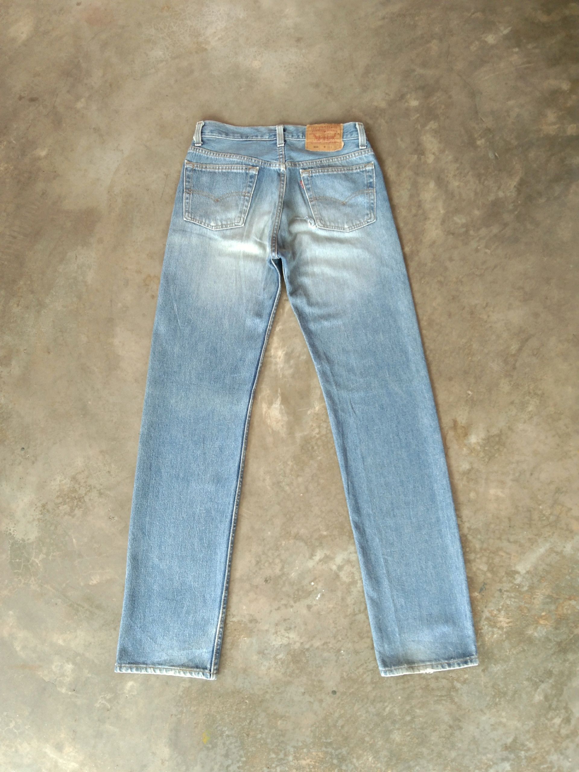 Levi's 90s Vintage Levi's 501 Made In USA Blue Washed Jeans 29x33 Size US 29 - 2 Thumbnail