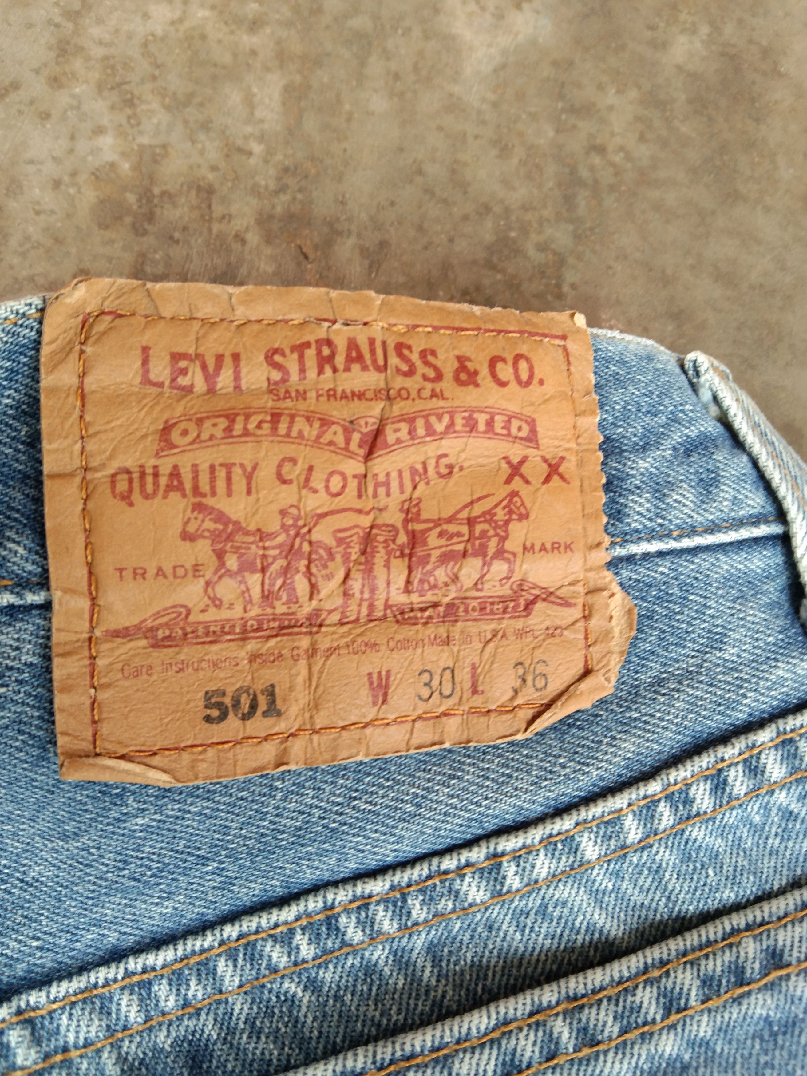 Levi's 90s Vintage Levi's 501 Made In USA Blue Washed Jeans 29x33 Size US 29 - 3 Thumbnail