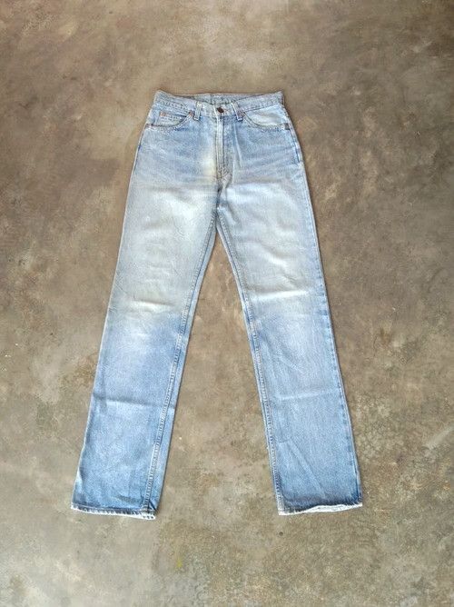 Levi's 80s Vintage Levi's Jeans 210 Orange Tab Distressed Denim Size US 28 / EU 44 - 1 Thumbnail