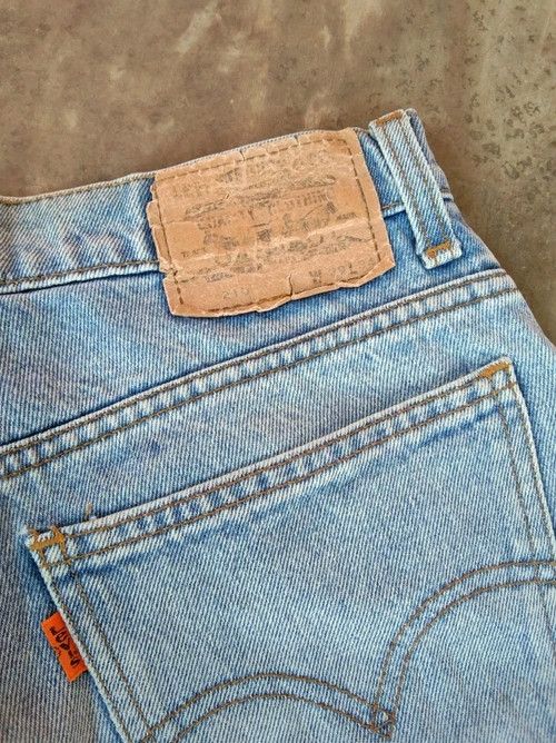 Levi's 80s Vintage Levi's Jeans 210 Orange Tab Distressed Denim Size US 28 / EU 44 - 3 Thumbnail