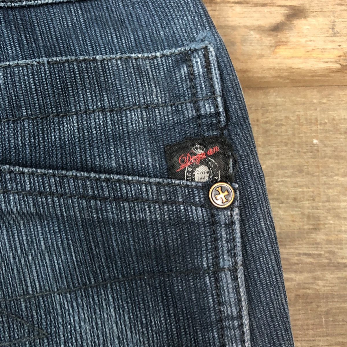Japanese Brand DLL Dogman Blue utility Cargo Multipocket Pants #1571 Size US 31 - 16 Thumbnail