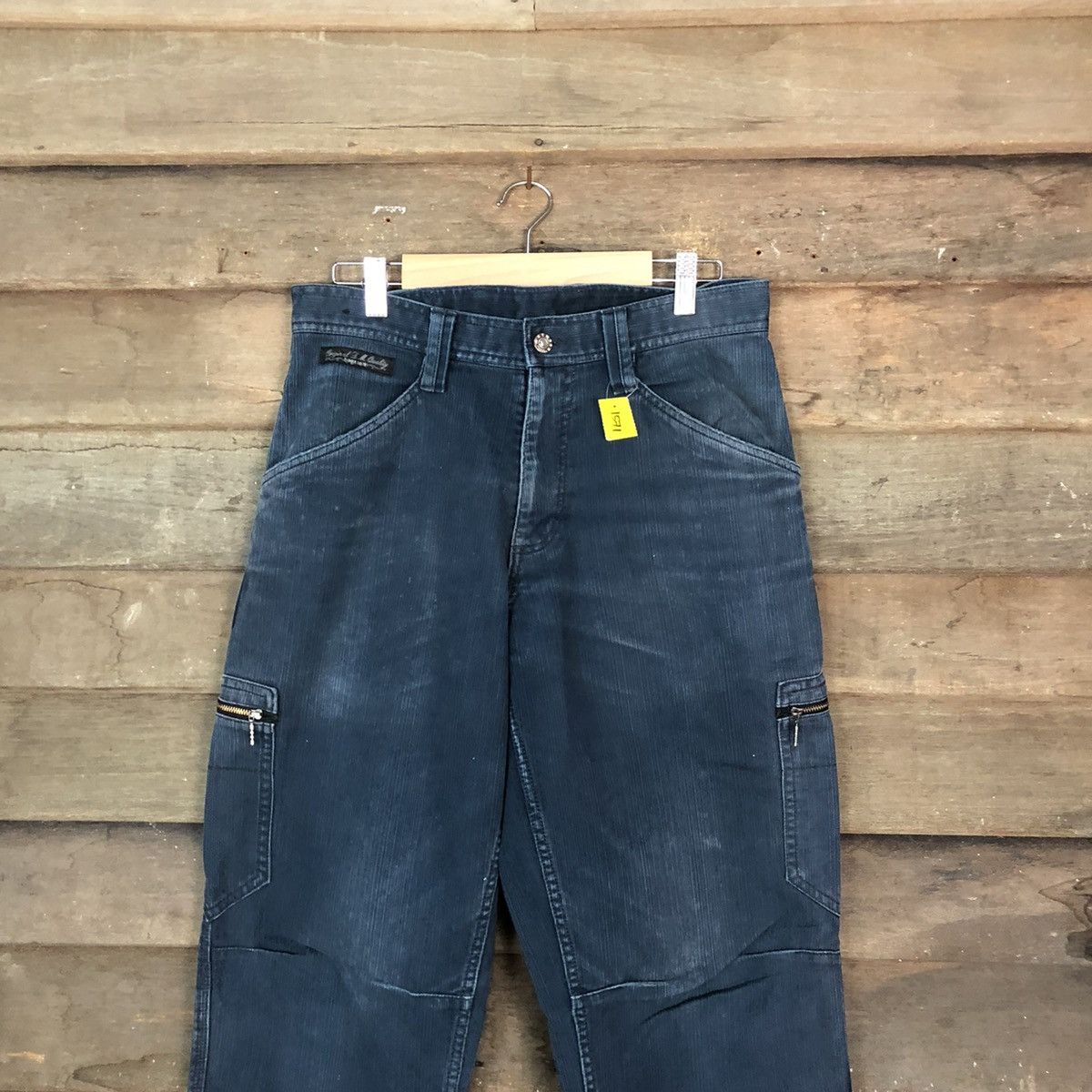 Japanese Brand DLL Dogman Blue utility Cargo Multipocket Pants #1571 Size US 31 - 2 Thumbnail