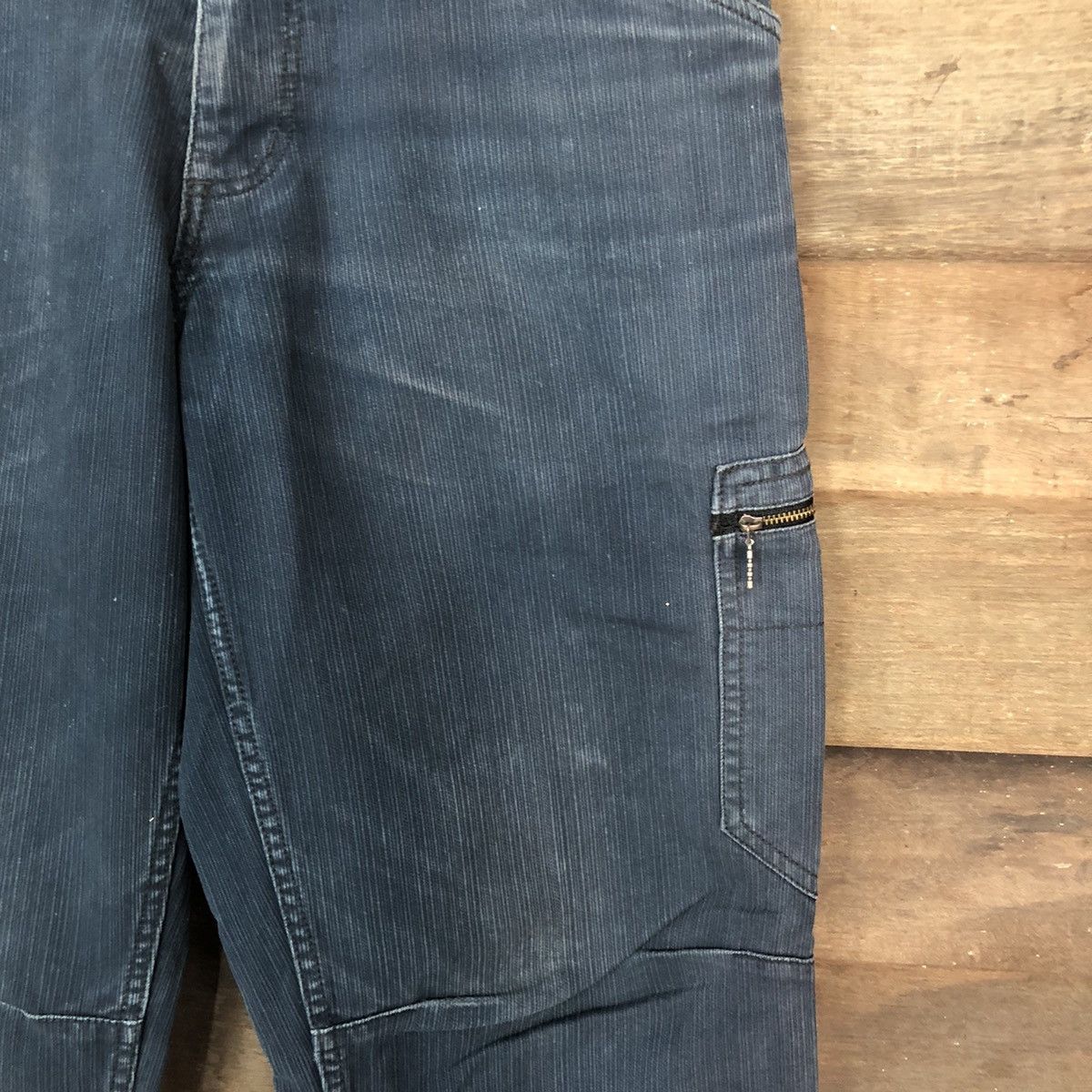 Japanese Brand DLL Dogman Blue utility Cargo Multipocket Pants #1571 Size US 31 - 5 Thumbnail