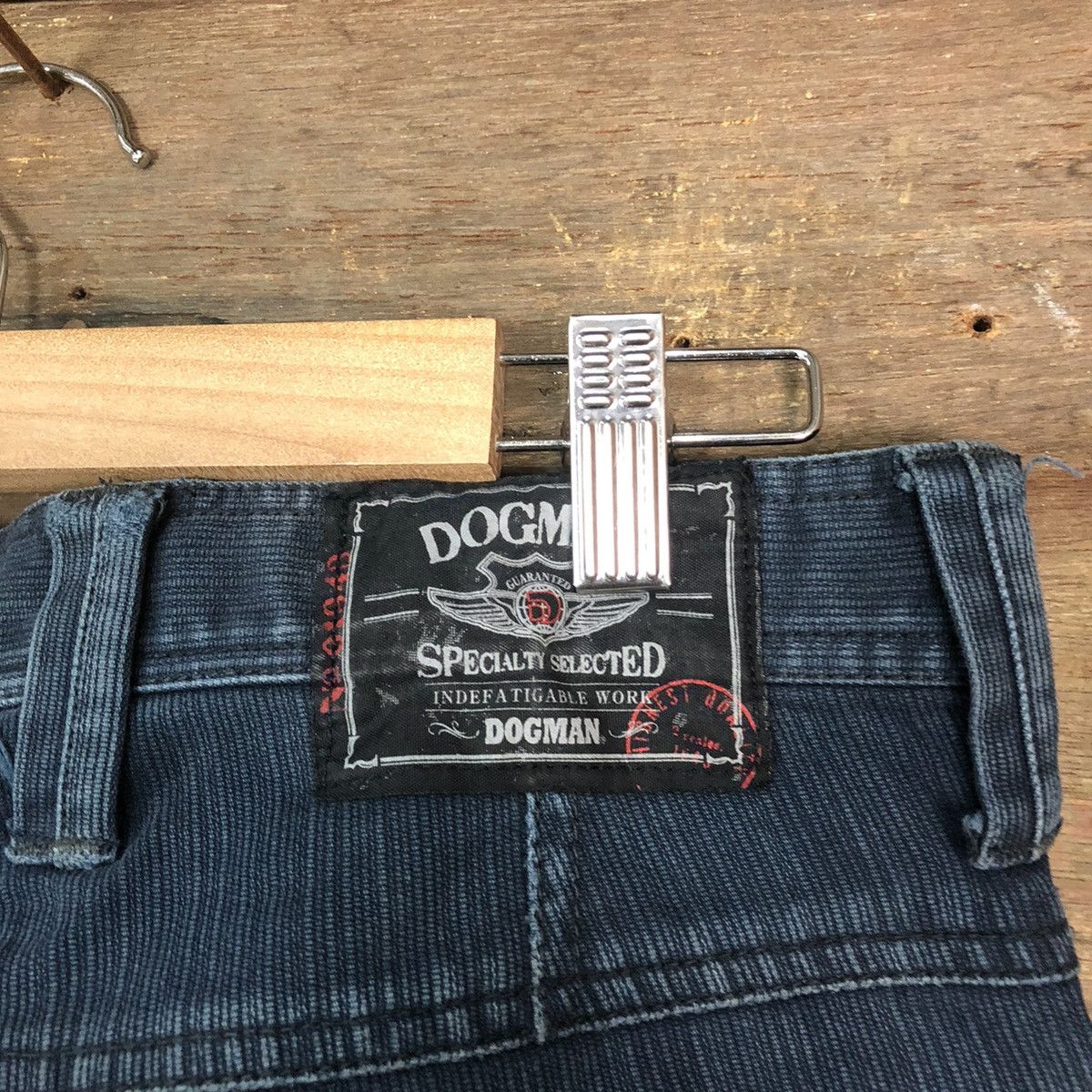 Japanese Brand DLL Dogman Blue utility Cargo Multipocket Pants #1571 Size US 31 - 15 Thumbnail