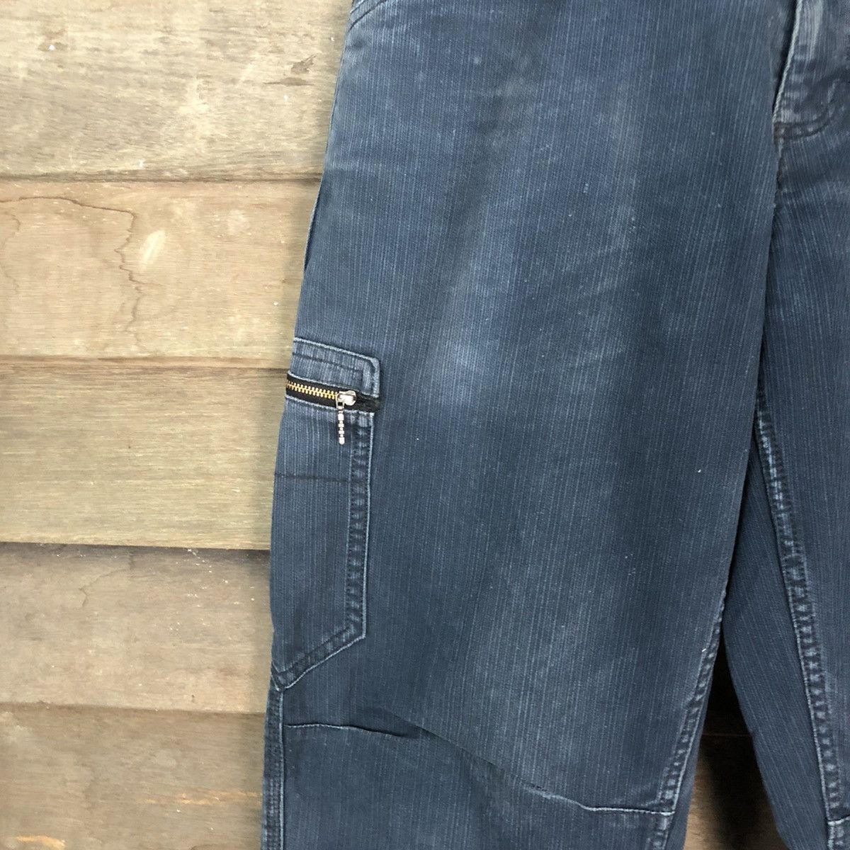 Japanese Brand DLL Dogman Blue utility Cargo Multipocket Pants #1571 Size US 31 - 4 Thumbnail