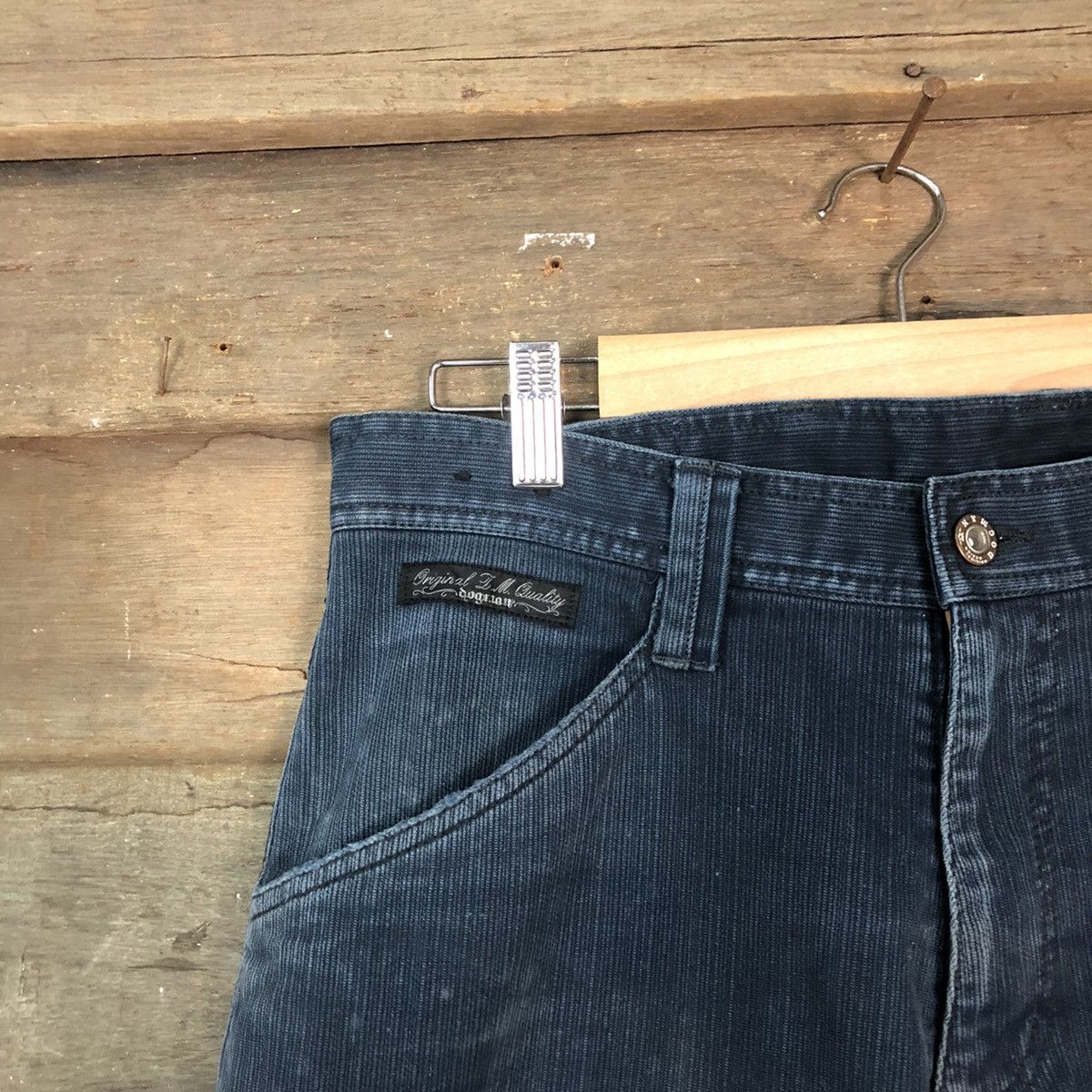 Japanese Brand DLL Dogman Blue utility Cargo Multipocket Pants #1571 Size US 31 - 6 Thumbnail