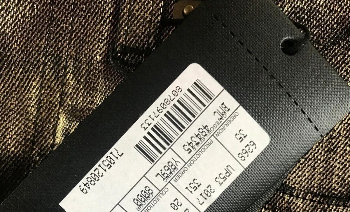 Saint Laurent Paris o1rshd1 /dup/ Q:2 / FITS 31 / D02 Gold Denim Size US 31 - 9 Thumbnail