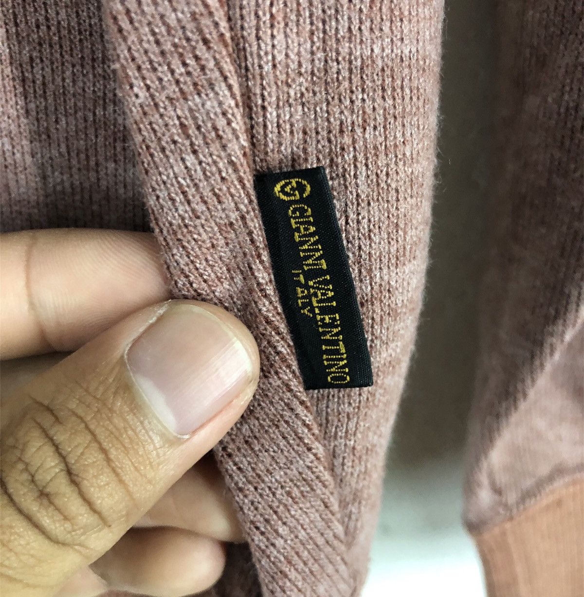 Gianni Valentino × Giovanni Valentino × Vintage 90s Gianni Valentino Embroidery Big Logo SpellOut Size US M / EU 48-50 / 2 - 5 Thumbnail