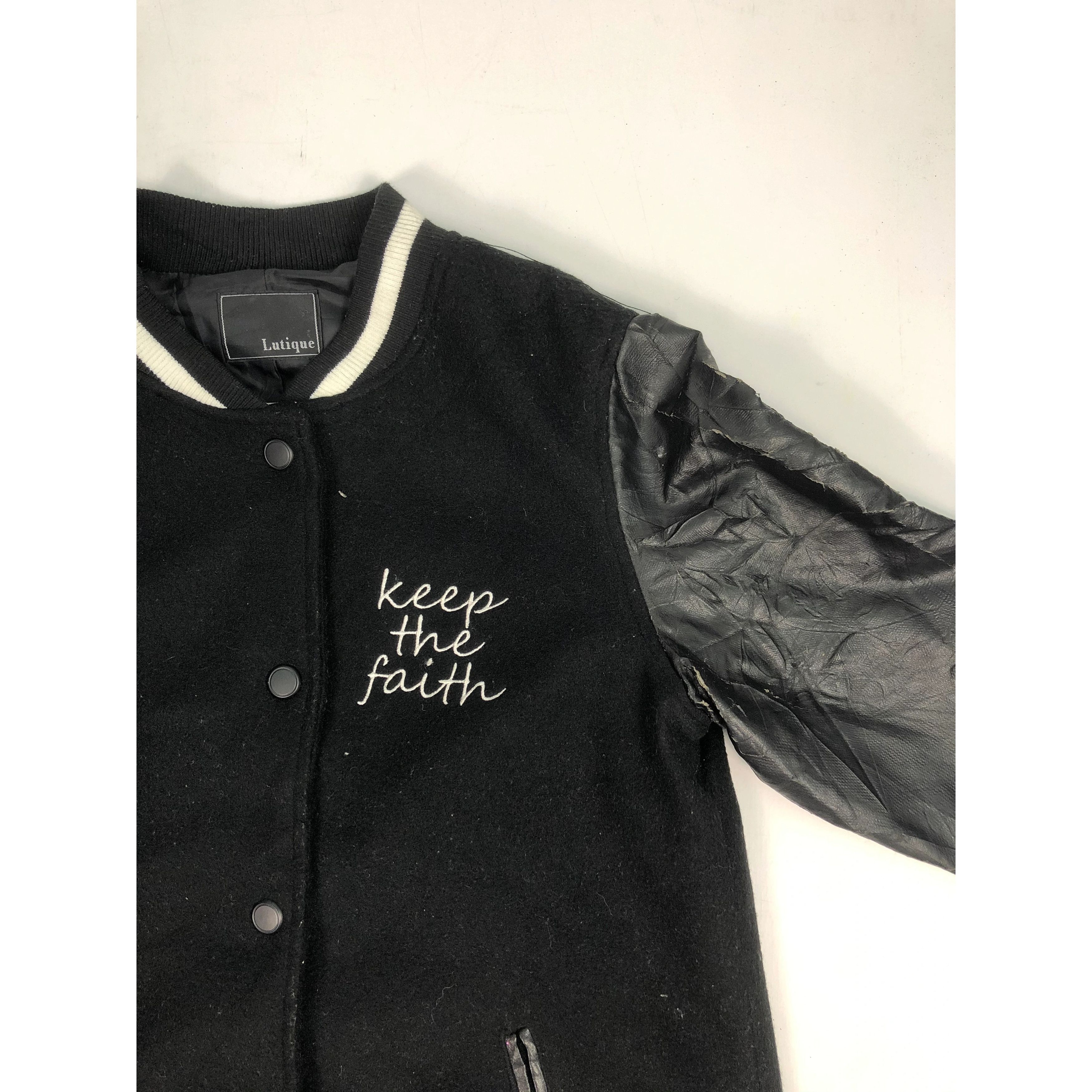 Japanese Brand Vintage Varsity Japanese Brand Leather Sleeve V0121 Size US M / EU 48-50 / 2 - 3 Thumbnail