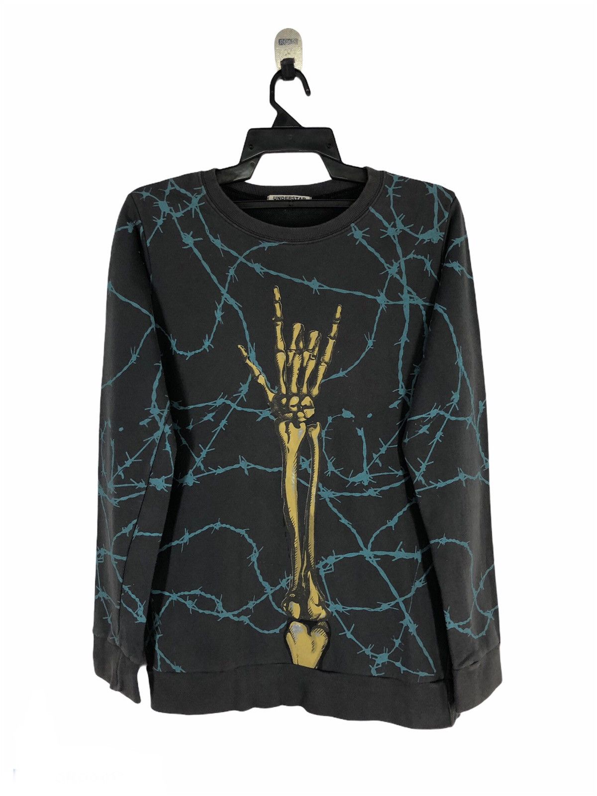 Japanese Brand understar sweatshirt Skull Full Print Size US M / EU 48-50 / 2 - 1 Thumbnail