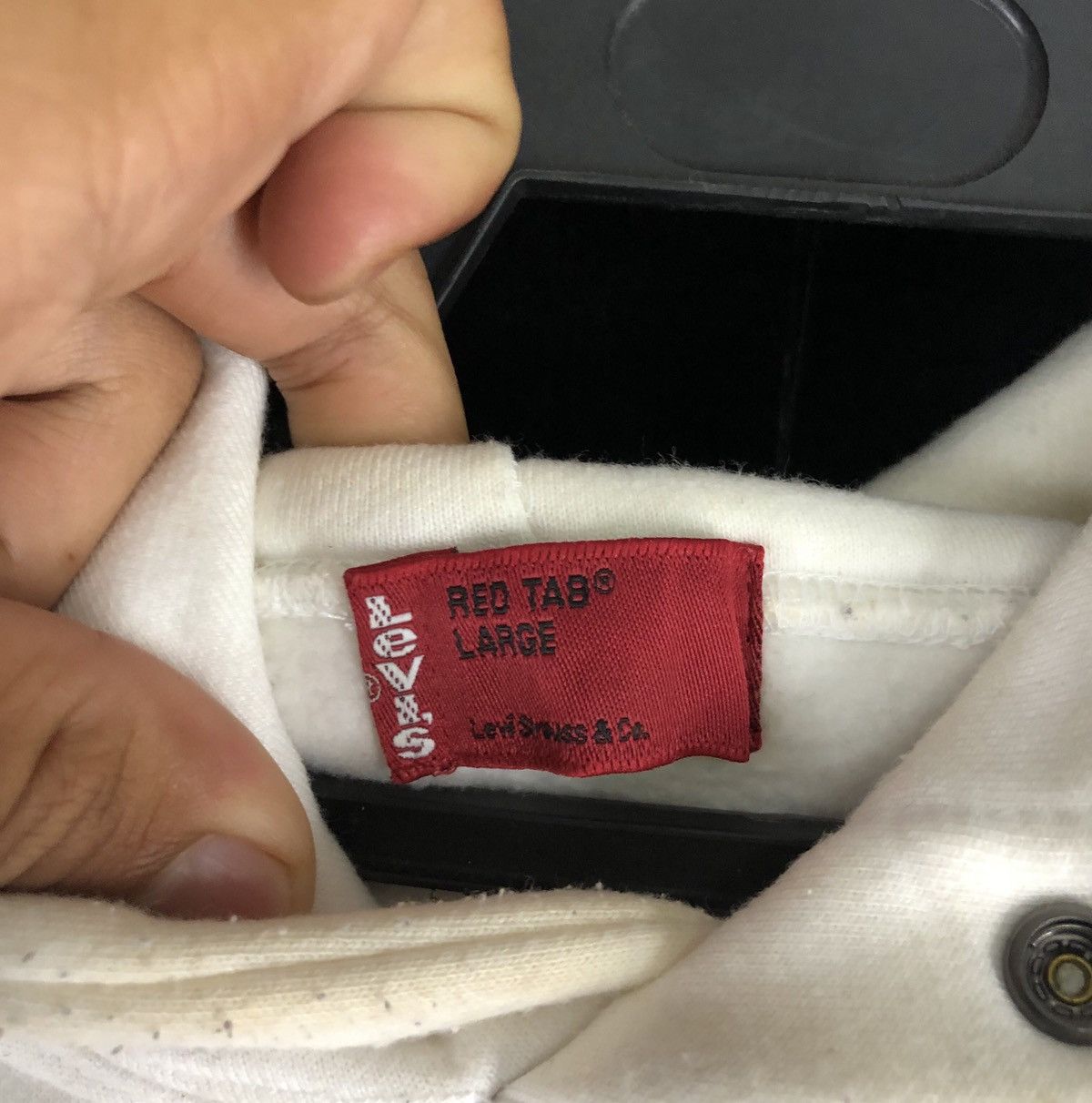 Levi's × Vintage Vintage Levi’s Big Logo Sweatshirt Hoodie Size US L / EU 52-54 / 3 - 9 Thumbnail
