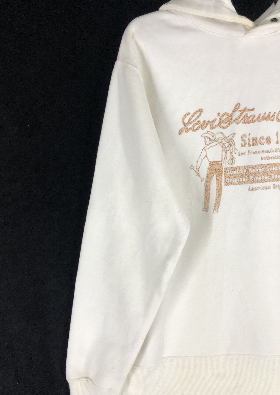 Levi's × Vintage Vintage Levi’s Big Logo Sweatshirt Hoodie Size US L / EU 52-54 / 3 - 2 Thumbnail
