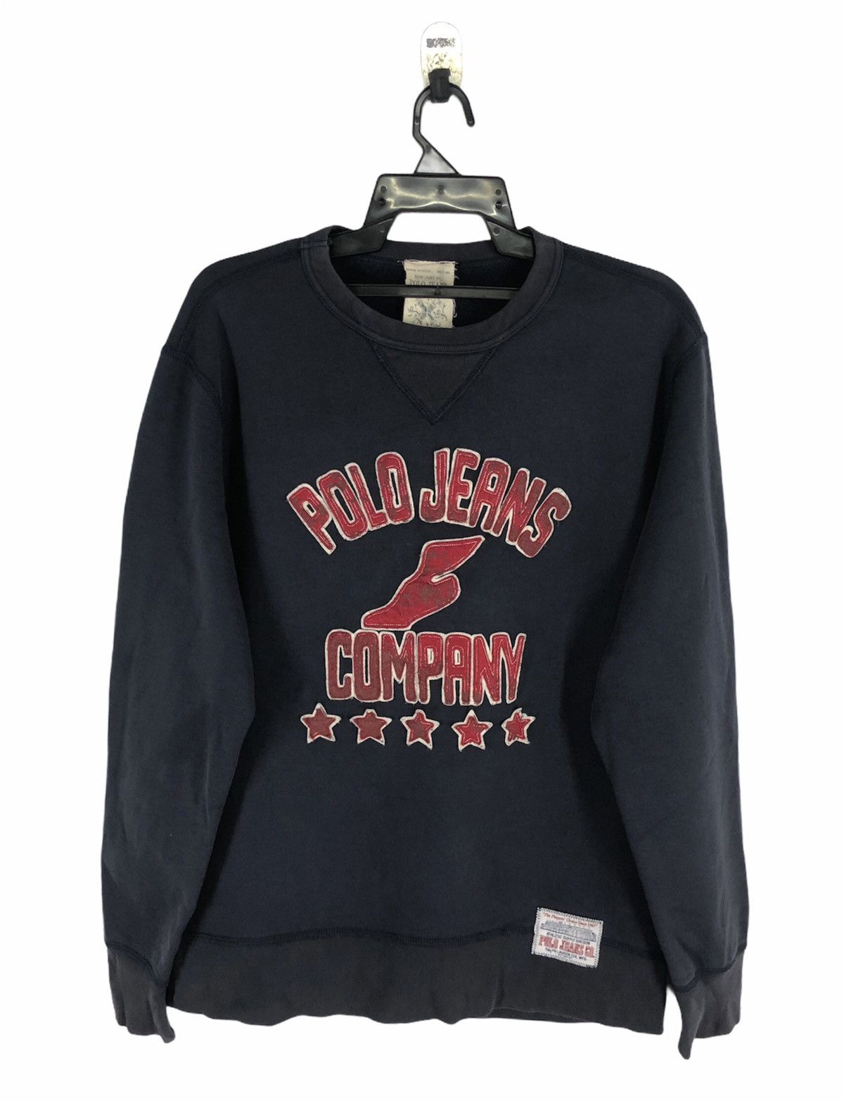 Polo Ralph Lauren × Vintage Vintage 90's Polo Jeans Company Sweatshirt Size US M / EU 48-50 / 2 - 1 Thumbnail