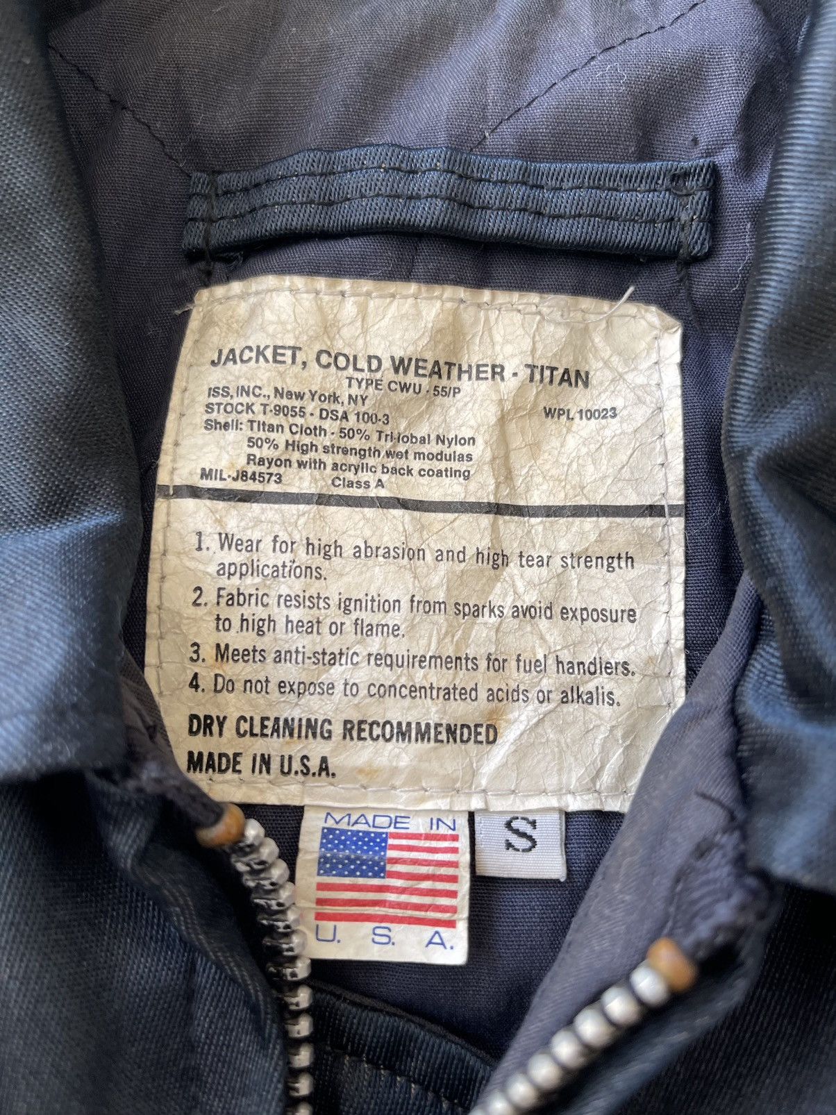 Buzz Rickson's × Vintage VINTAGE ISS CWU 55P USAF COLD WEATHER TITAN JACKET Size US S / EU 44-46 / 1 - 11 Thumbnail