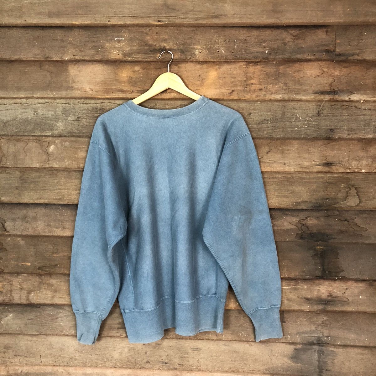 Champion Reverse Weave Ripped Champion Vintage Faded Sweatshirt #018B Size US L / EU 52-54 / 3 - 10 Thumbnail