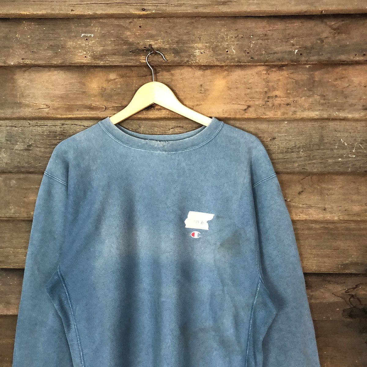 Champion Reverse Weave Ripped Champion Vintage Faded Sweatshirt #018B Size US L / EU 52-54 / 3 - 2 Thumbnail