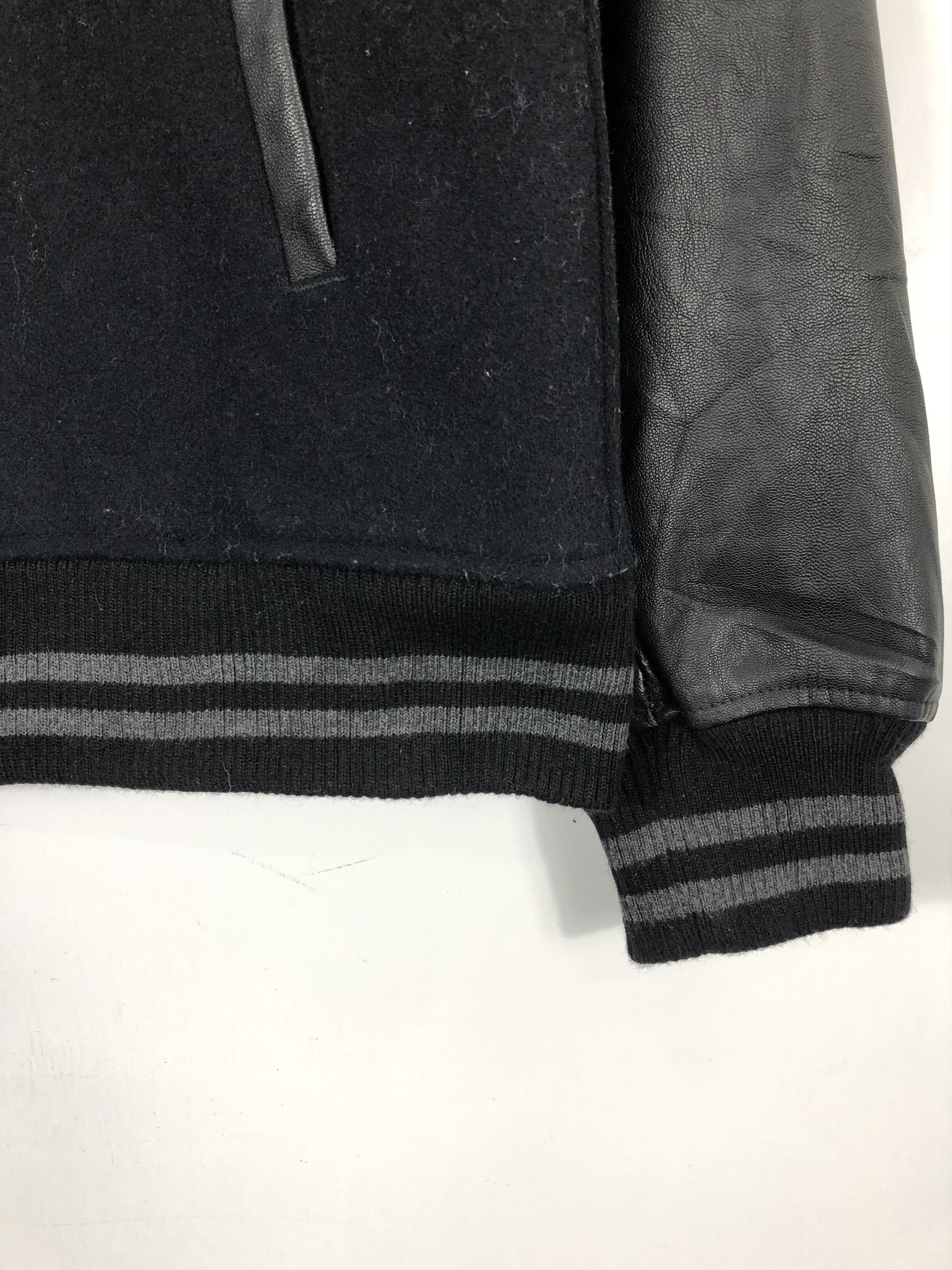 Japanese Brand Rageblue Japan Varsity Jacket Leather Sleeve V0169 Size US L / EU 52-54 / 3 - 8 Thumbnail