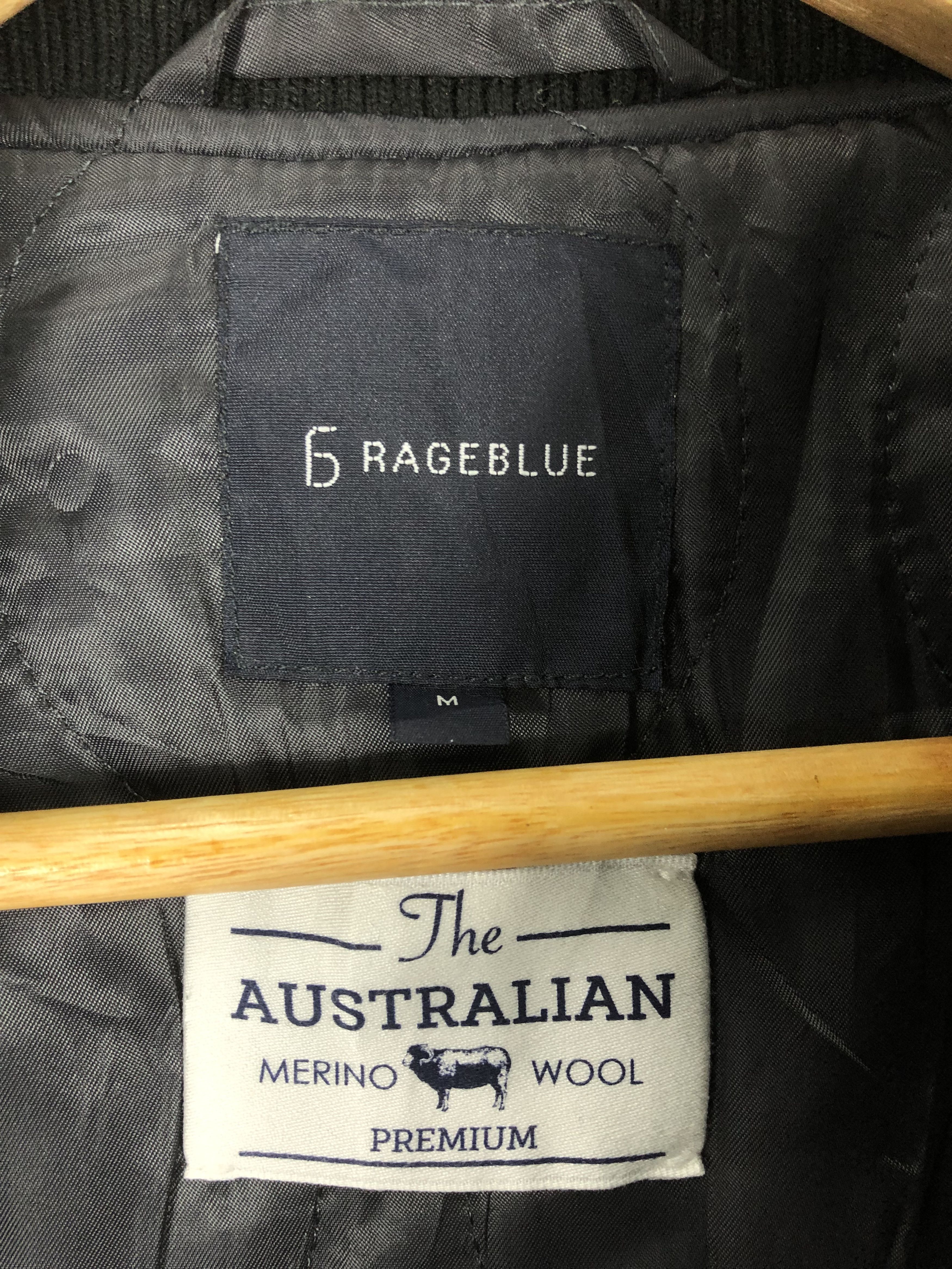 Japanese Brand Rageblue Japan Varsity Jacket Leather Sleeve V0169 Size US L / EU 52-54 / 3 - 7 Thumbnail